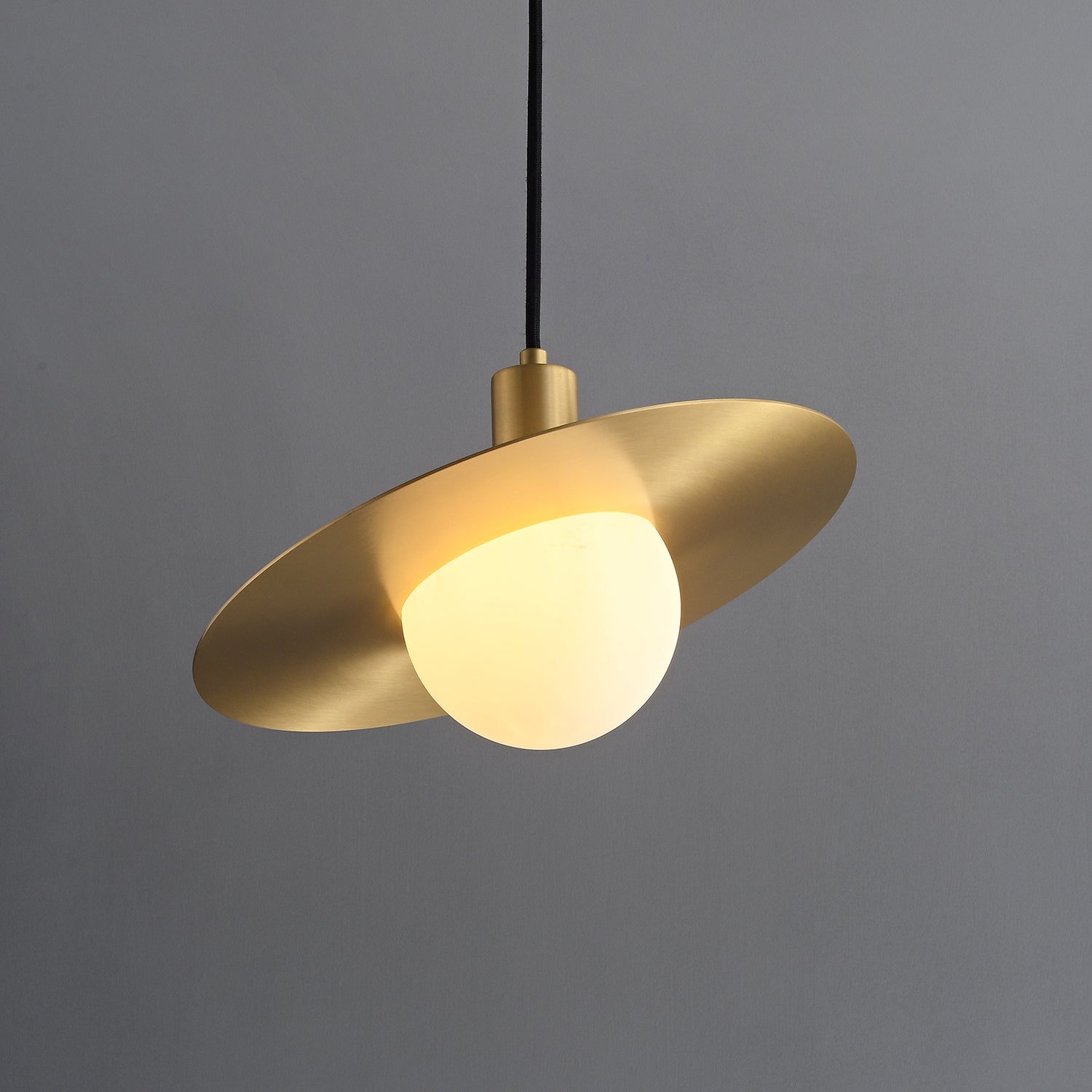 Orionis Premium Nordic Art Brass Glass Pendant Lamp - Letslighting