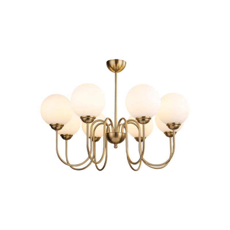 Ildorel Premium Nordic Art Brass Glass Chandelier - Letslighting