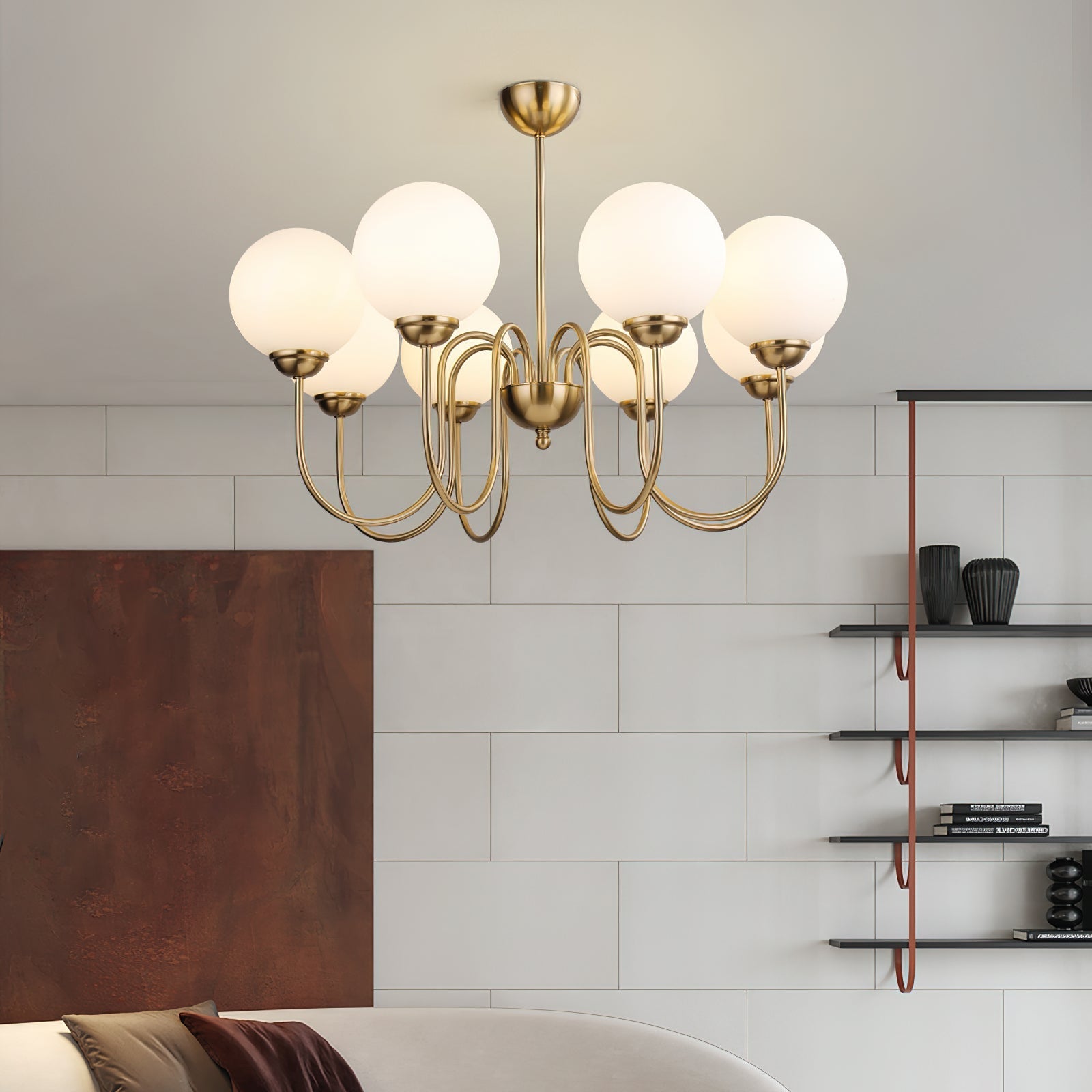 Ildorel Premium Nordic Art Brass Glass Chandelier - Letslighting