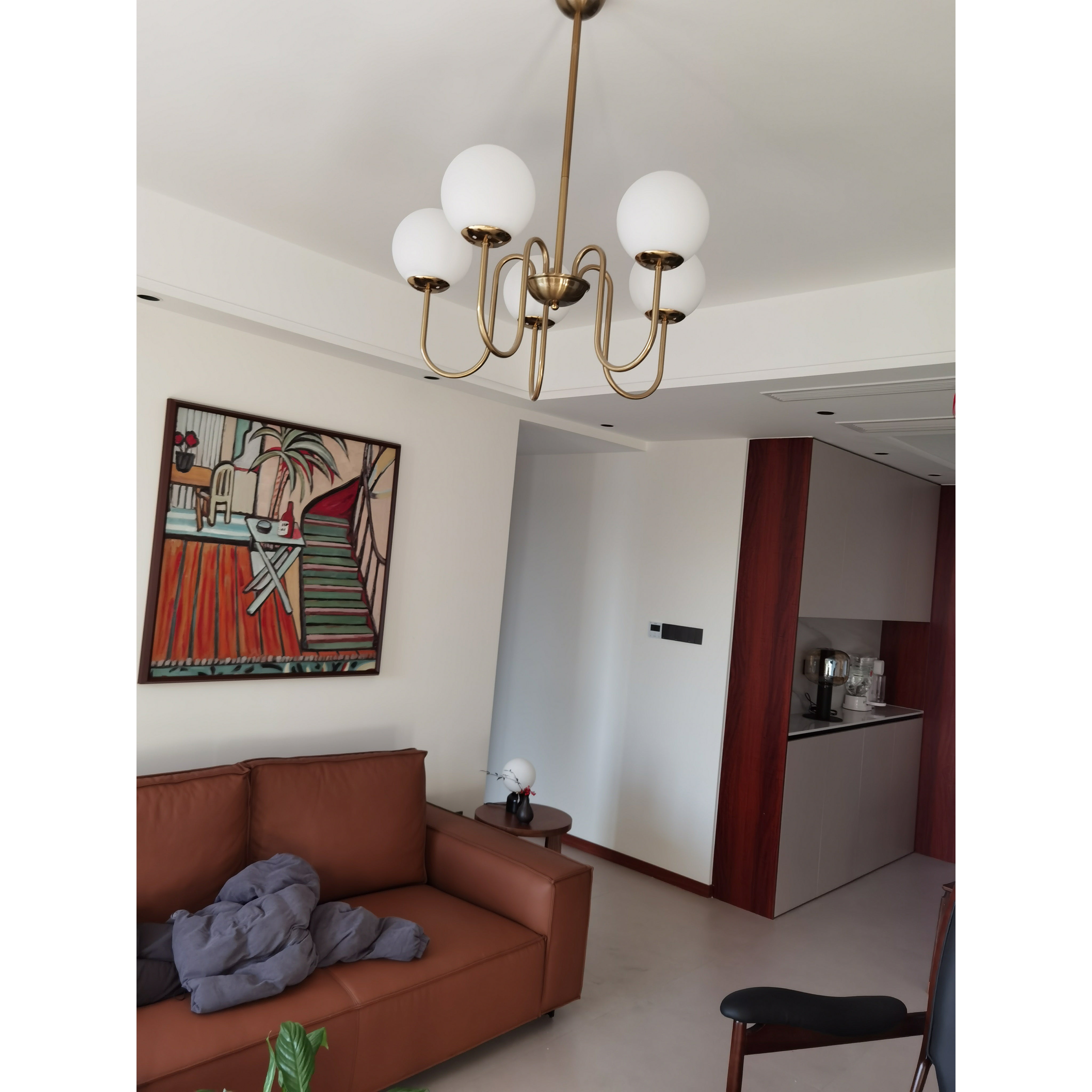 Ildorel Premium Nordic Art Brass Glass Chandelier - Letslighting