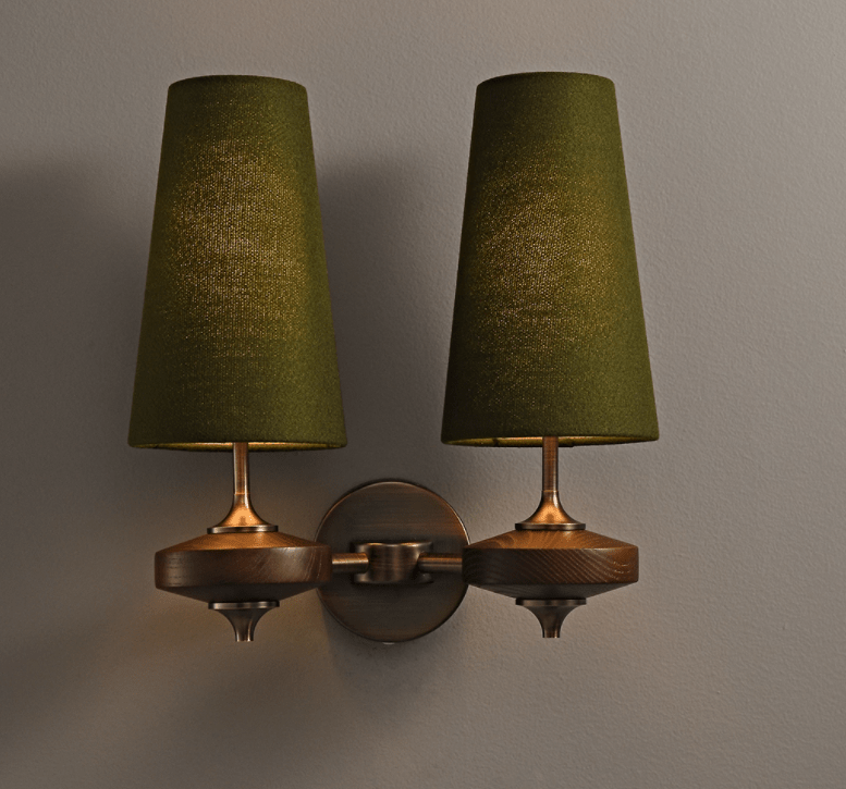 Orlan Twin Shade Wall Sconce - Letslighting