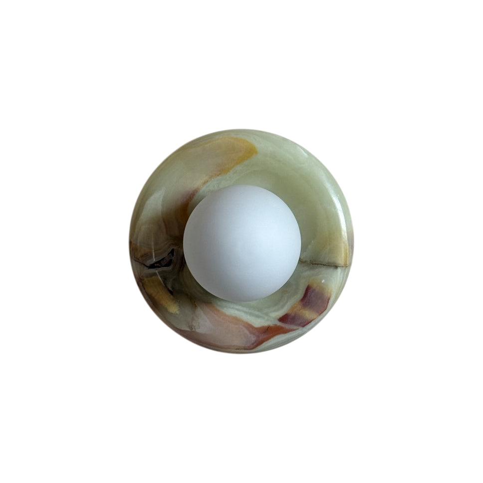 Vivina Modern Minimalist Cyan Jade Sconce Wall Lamp - Letslighting