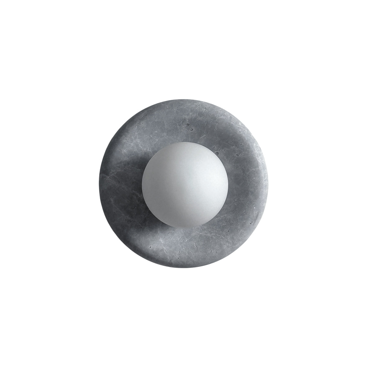 Aurvelyra Nordic Art Classic Grey Glass Marble Sconce Wall Lamp - Letslighting