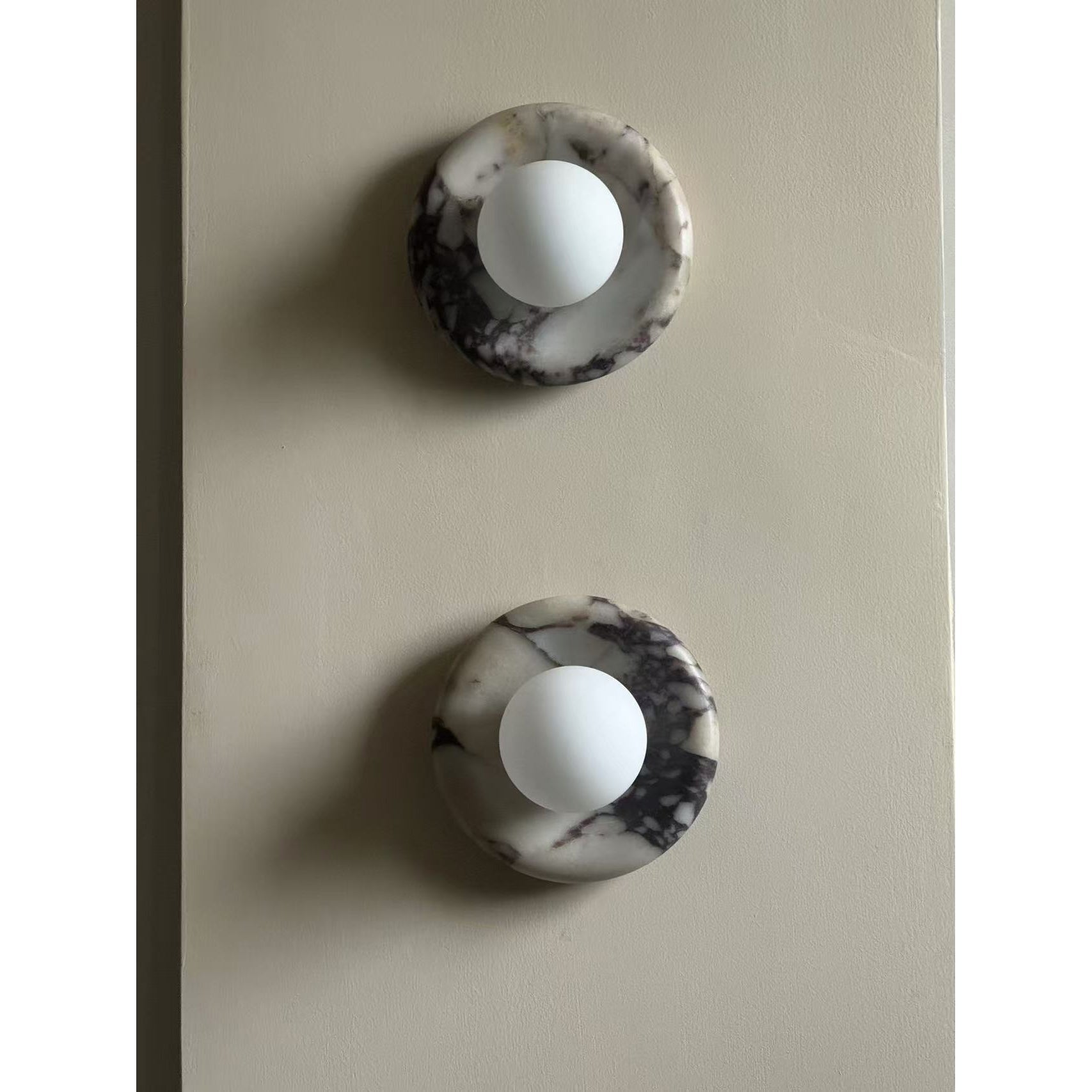 Zoraean Premium Elegance White Marble Sconce Wall Lamp - Letslighting
