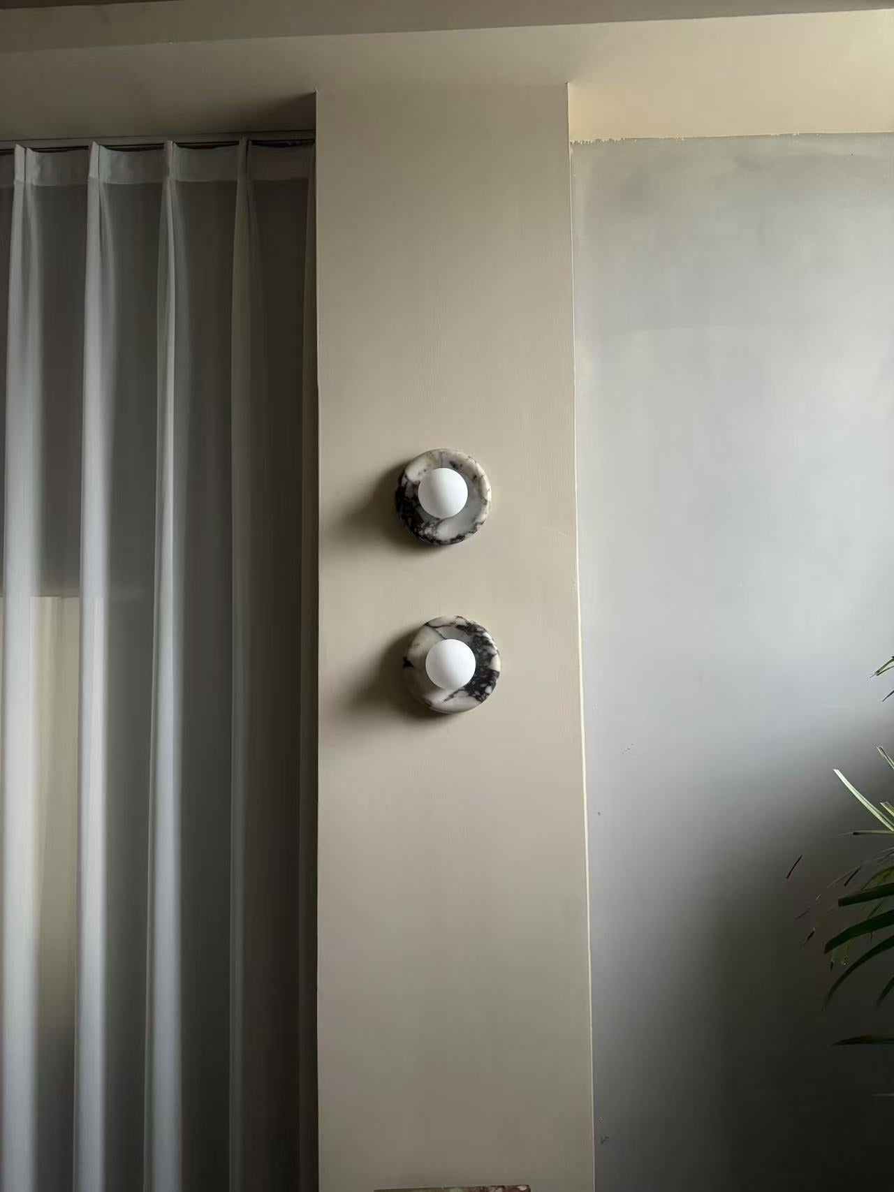 Zoraean Premium Elegance White Marble Sconce Wall Lamp - Letslighting