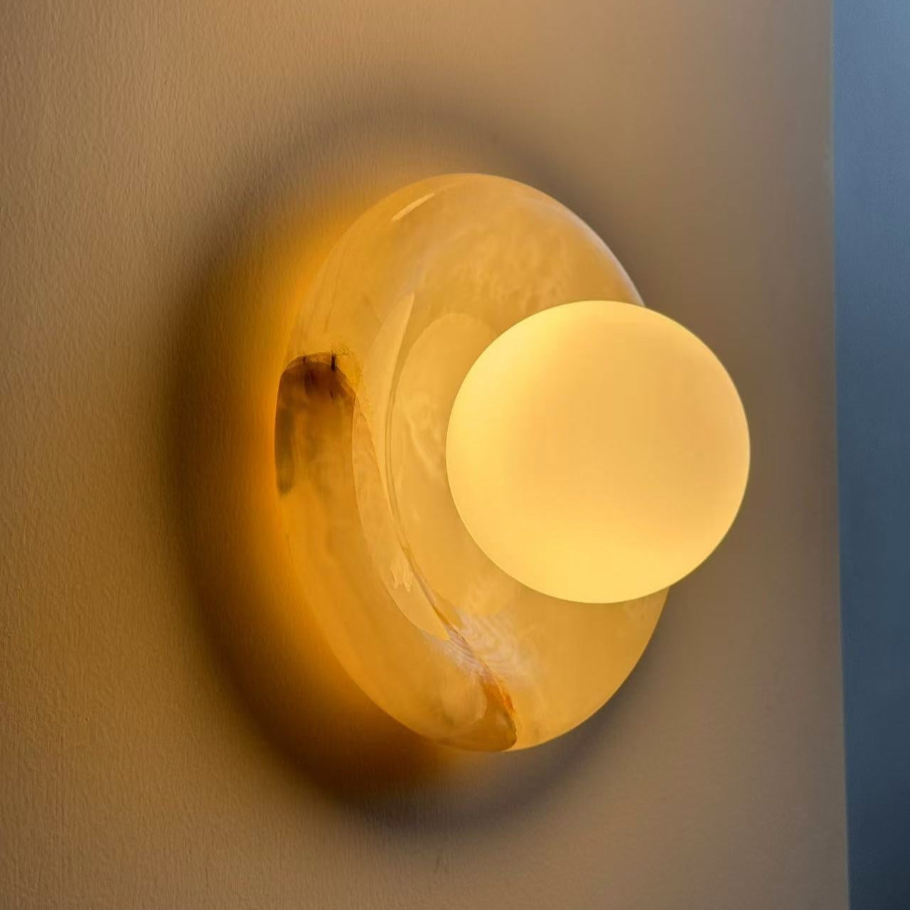 Avi Marble Indoor Wall Sconce