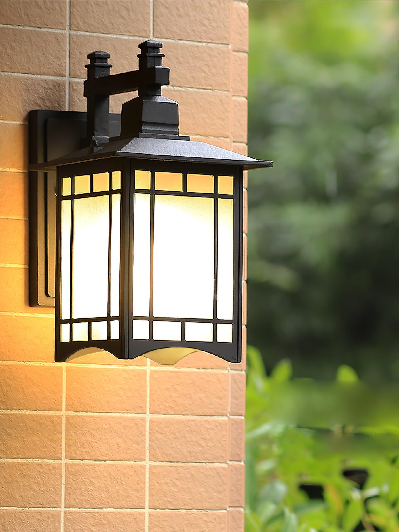 Gerald Elegance House Glass Outdoor Wall Light - Letslighting