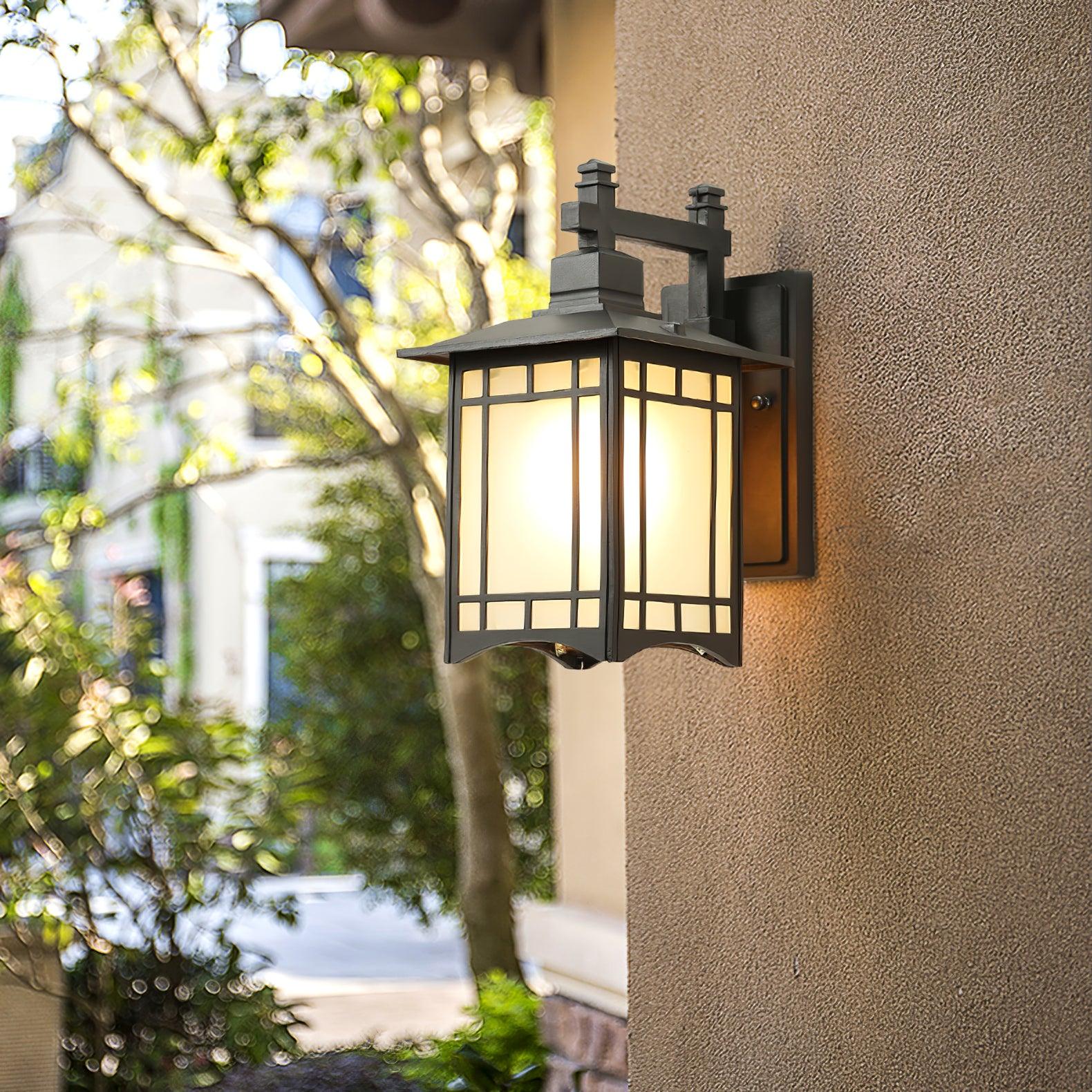 Gerald Elegance House Glass Outdoor Wall Light - Letslighting