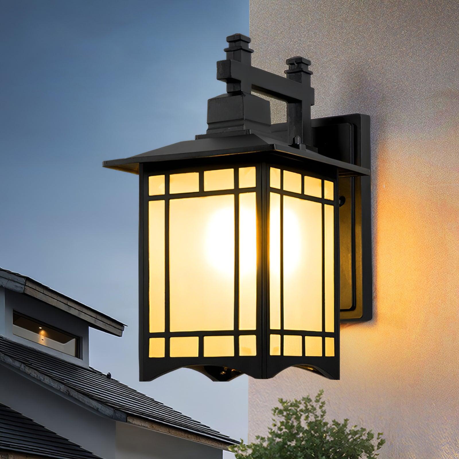 Gerald Elegance House Glass Outdoor Wall Light - Letslighting