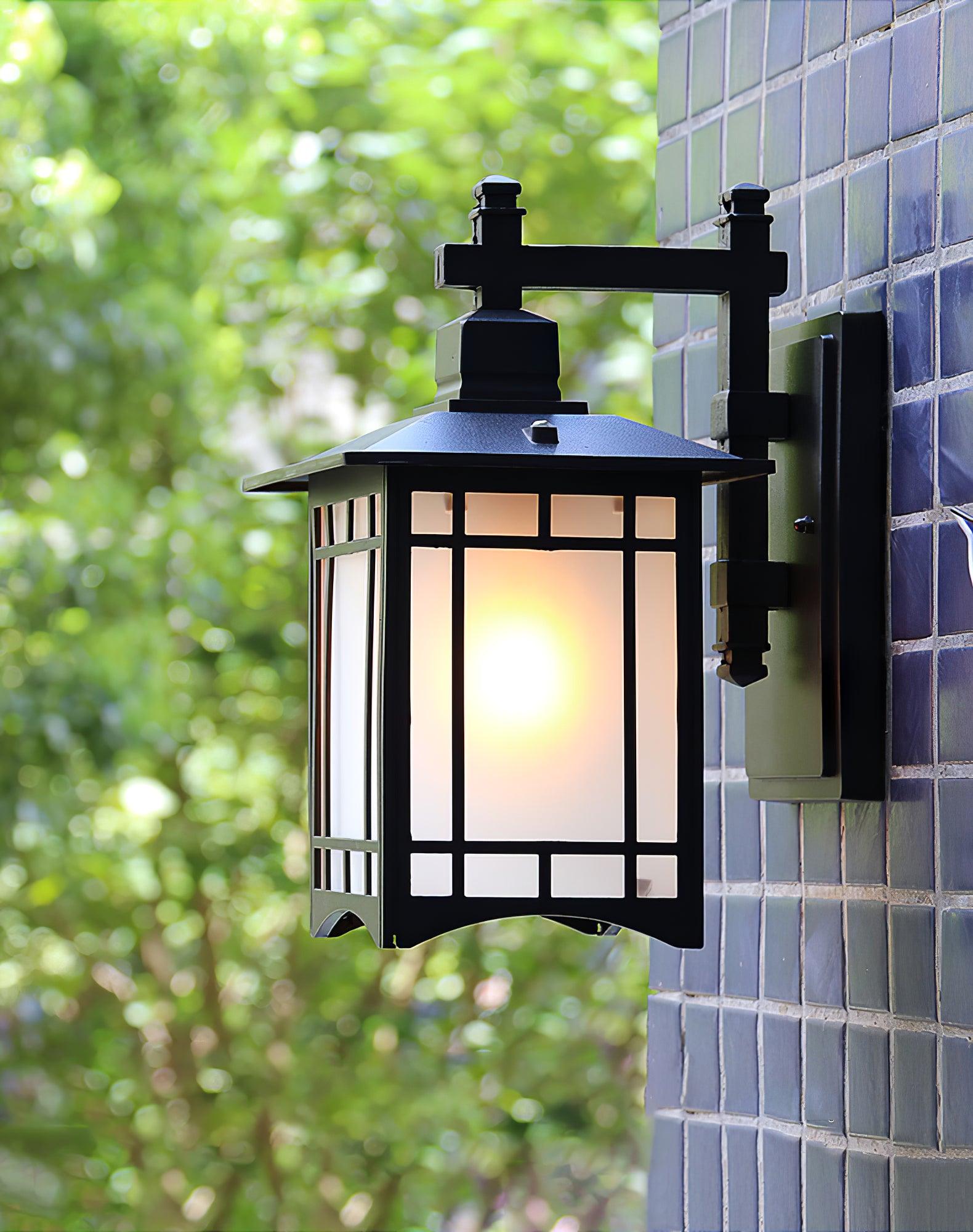 Gerald Elegance House Glass Outdoor Wall Light - Letslighting