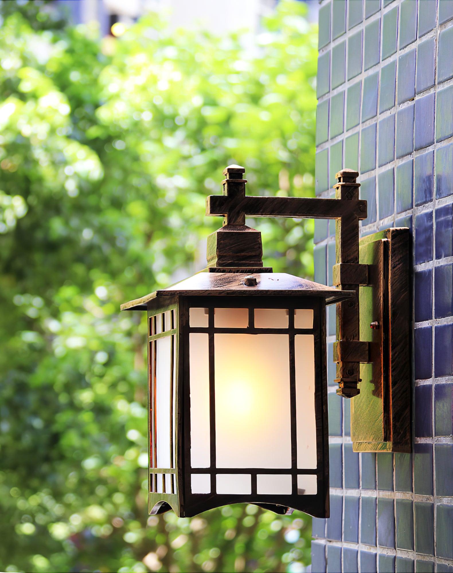 Gerald Elegance House Glass Outdoor Wall Light - Letslighting