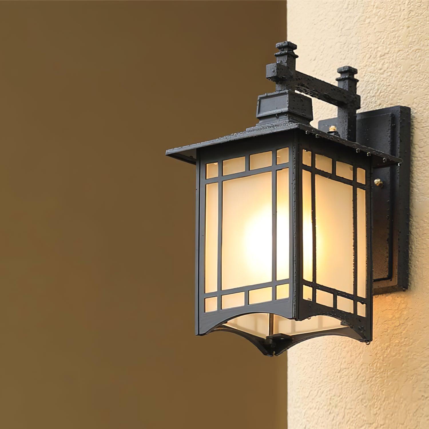 Gerald Elegance House Glass Outdoor Wall Light - Letslighting