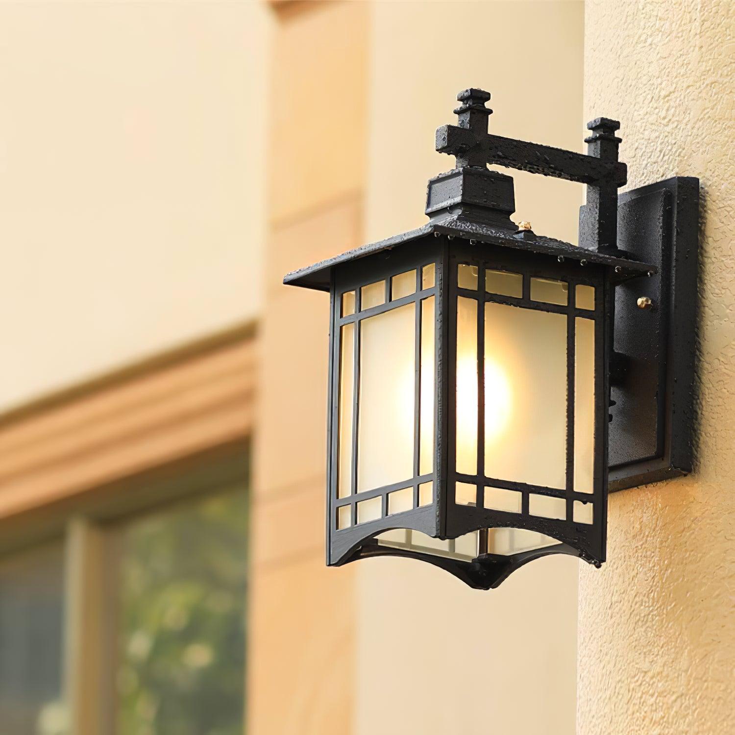 Gerald Elegance House Glass Outdoor Wall Light - Letslighting