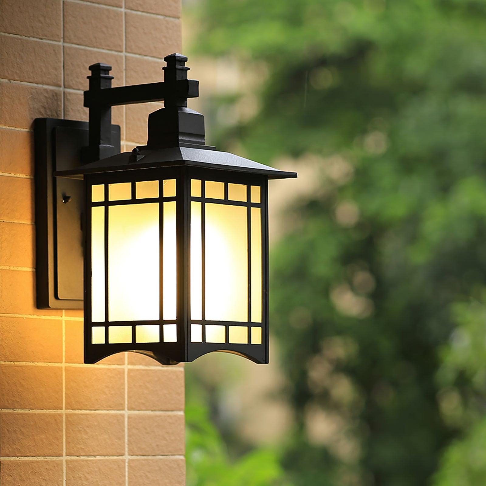Gerald Elegance House Glass Outdoor Wall Light - Letslighting