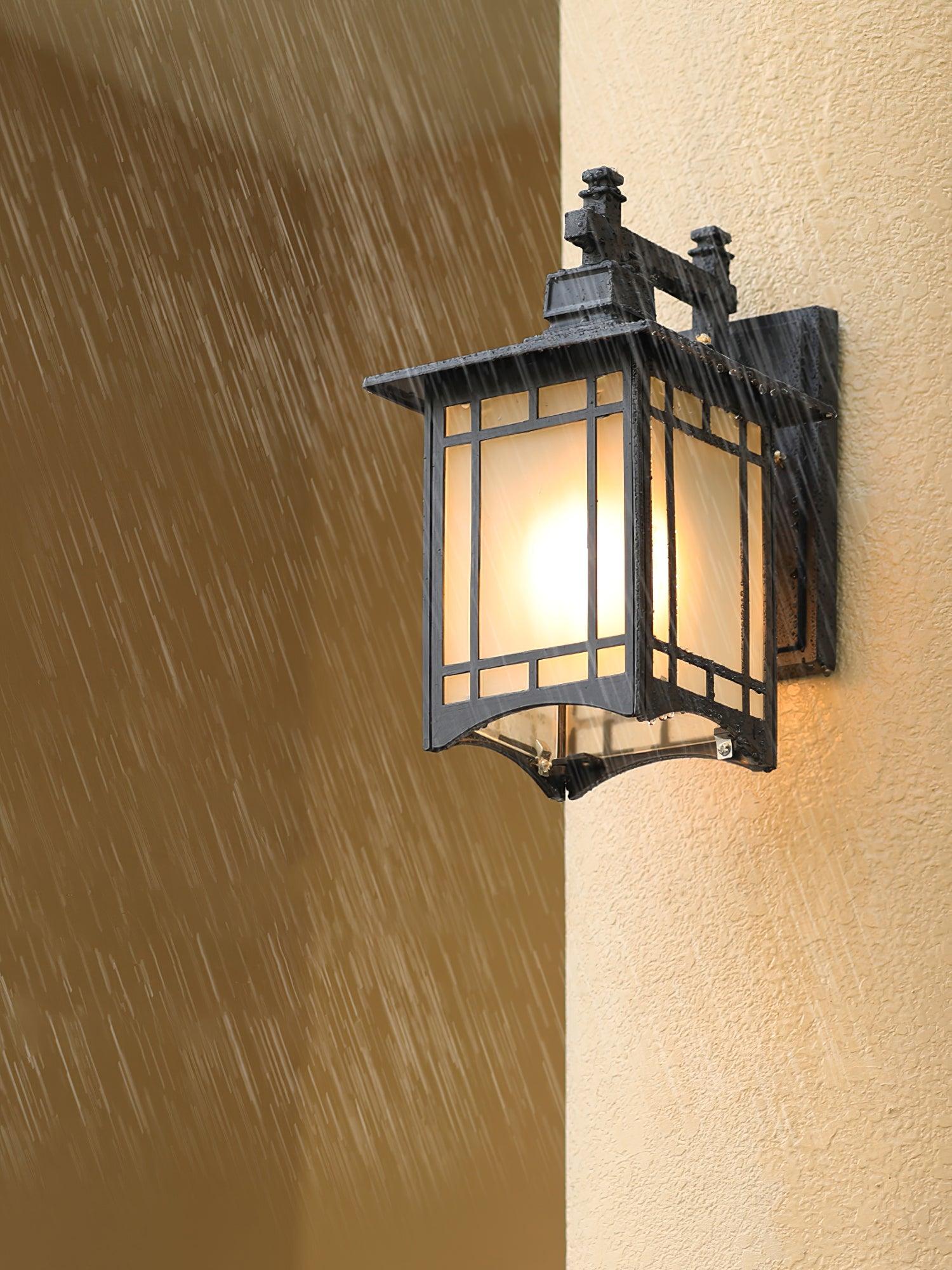 Gerald Elegance House Glass Outdoor Wall Light - Letslighting