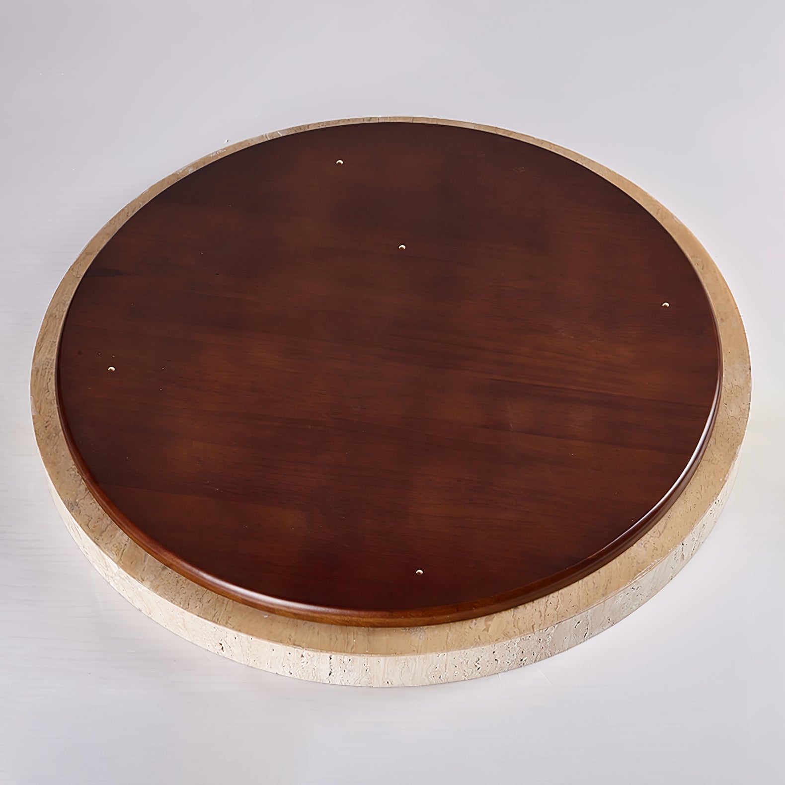 Kathy Travertine Round Ceiling Light