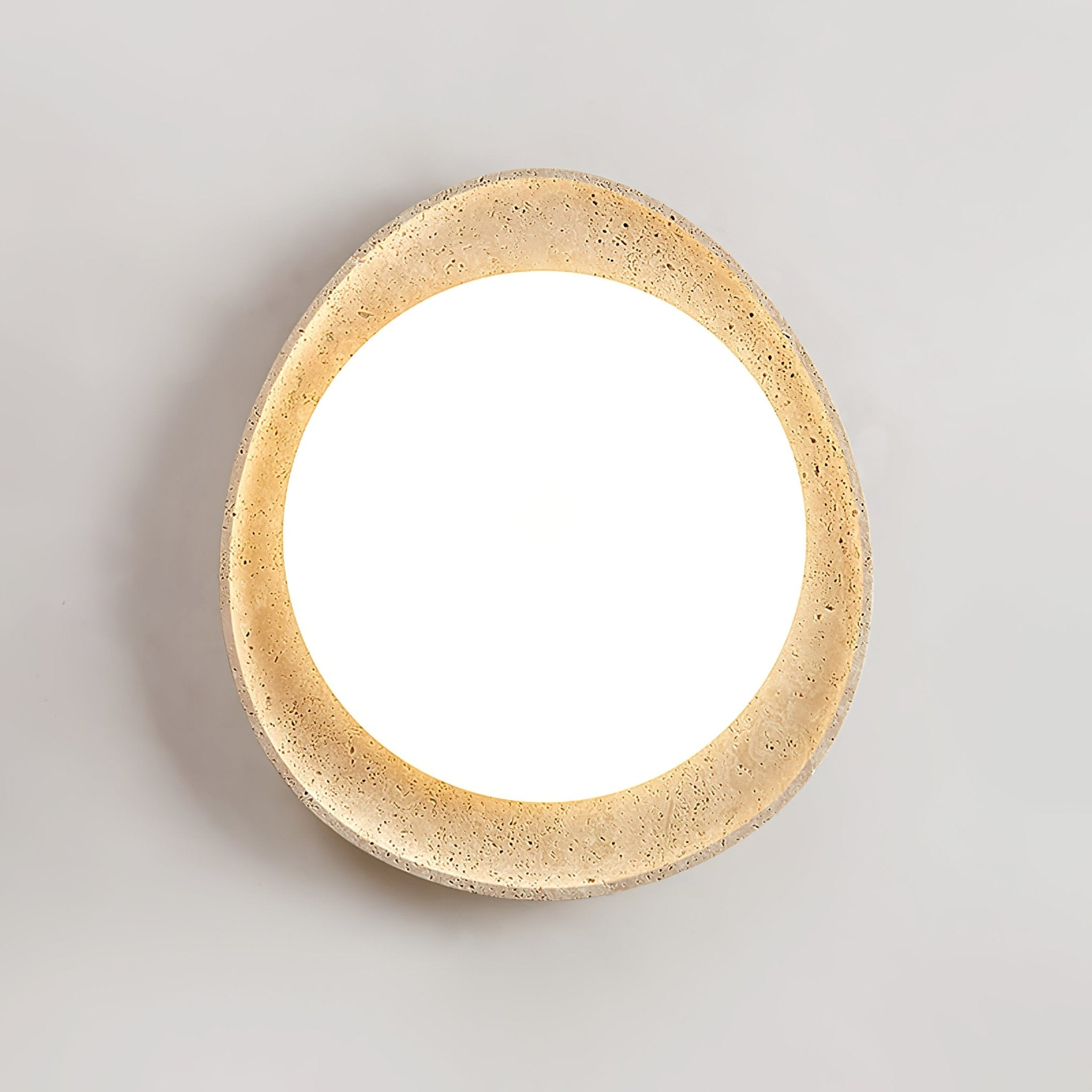 Cunorarae Organic Travertine Ceiling Light