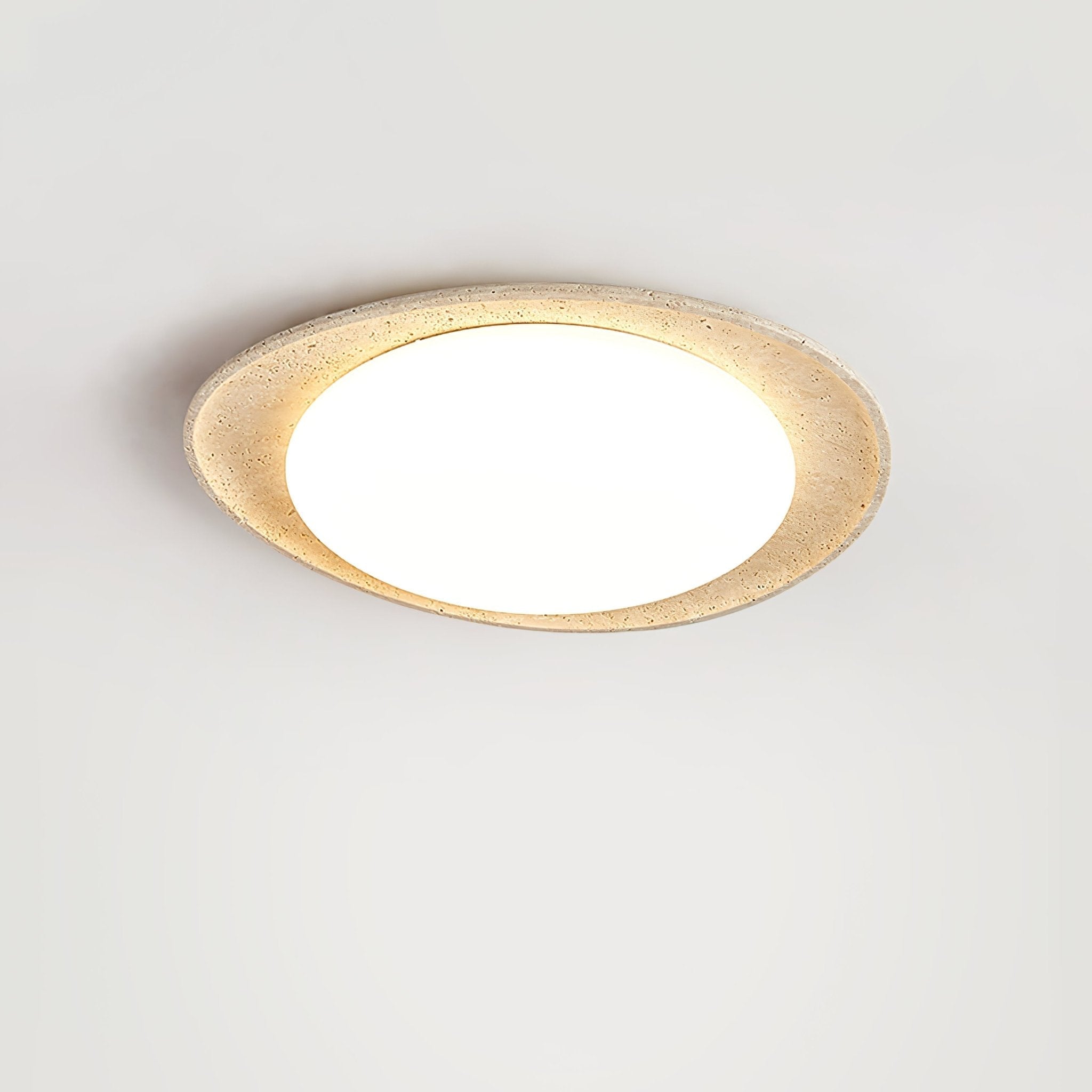Cunorarae Organic Travertine Ceiling Light