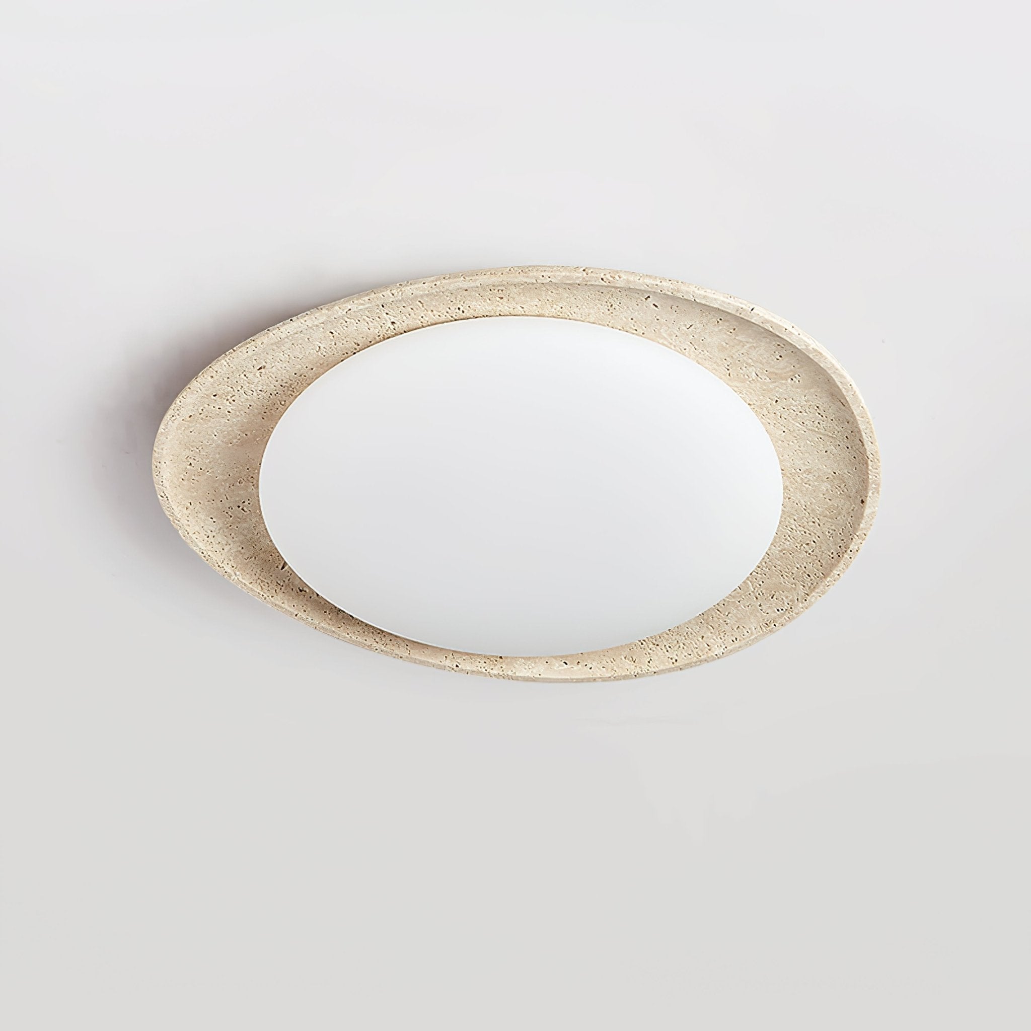 Cunorarae Organic Travertine Ceiling Light