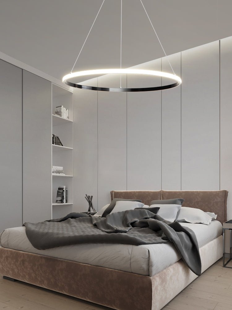 Arthaila Modern Minimalist Rings Brass Plastic Chandelier - Letslighting