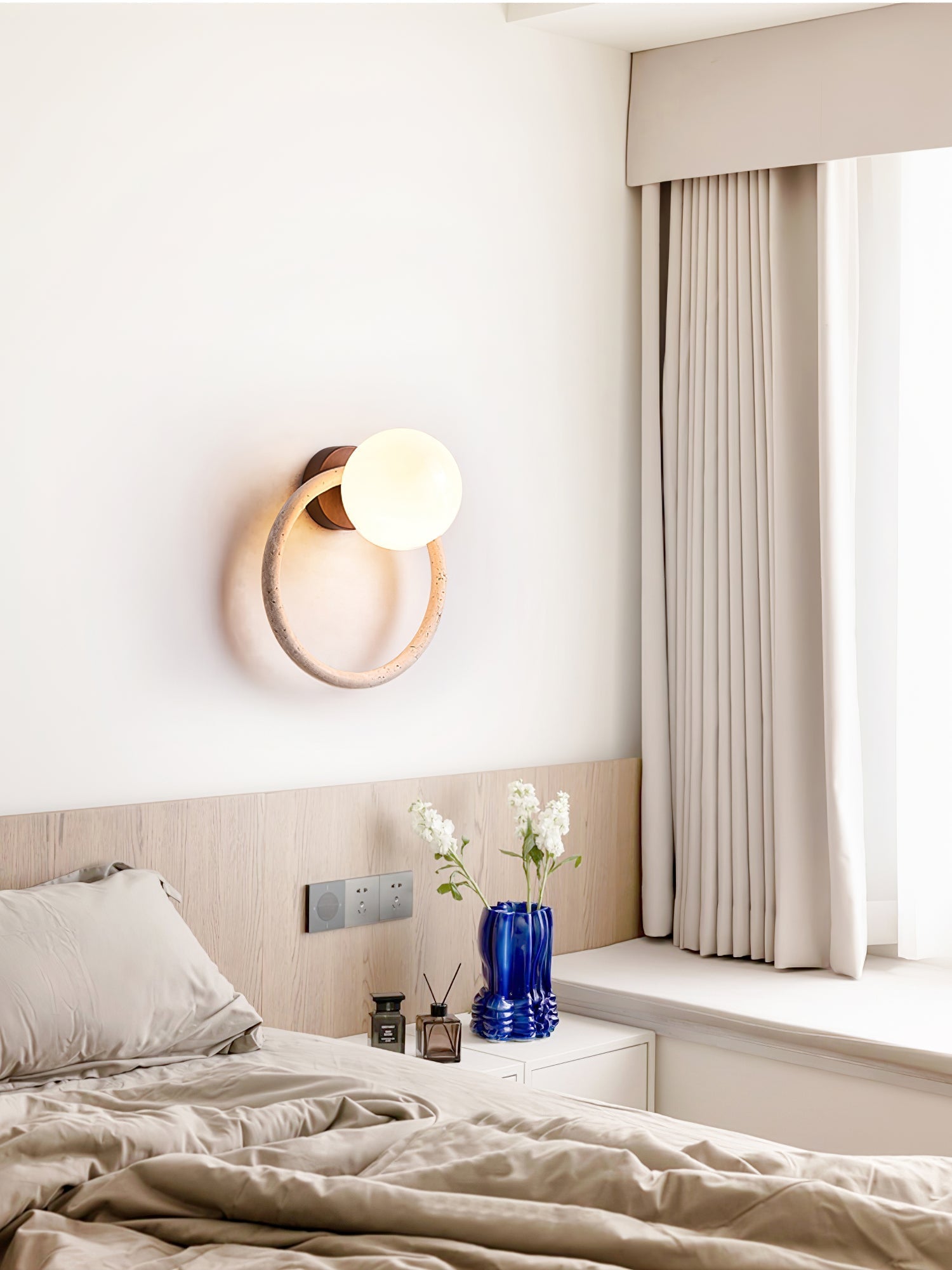 Idoryra Travertine Wall Light