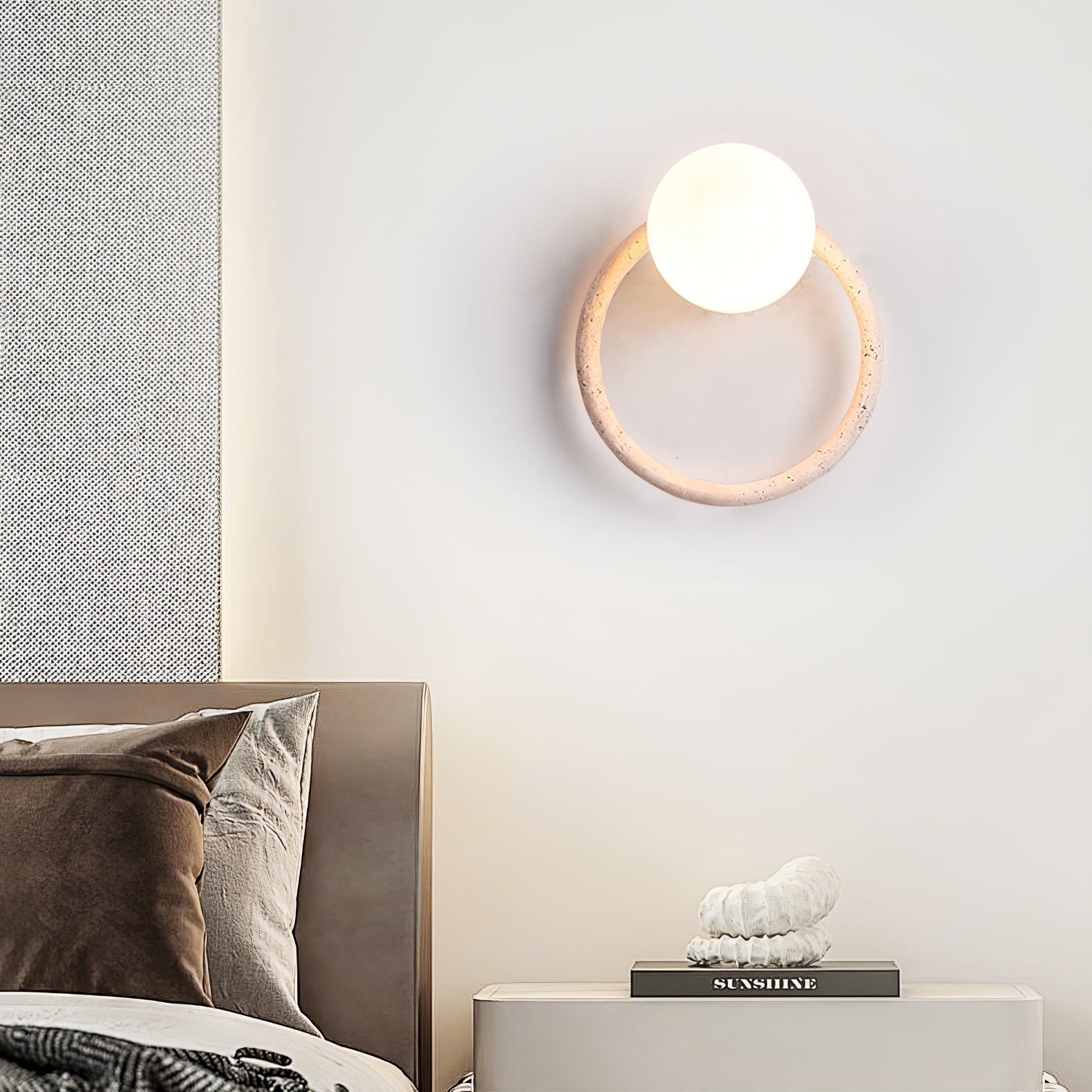 Idoryra Travertine Wall Light