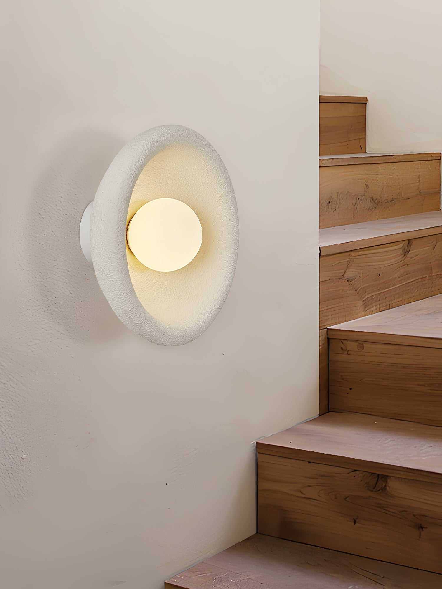 Evvinora Modern Minimalist Halo Glass Wall Light - Letslighting
