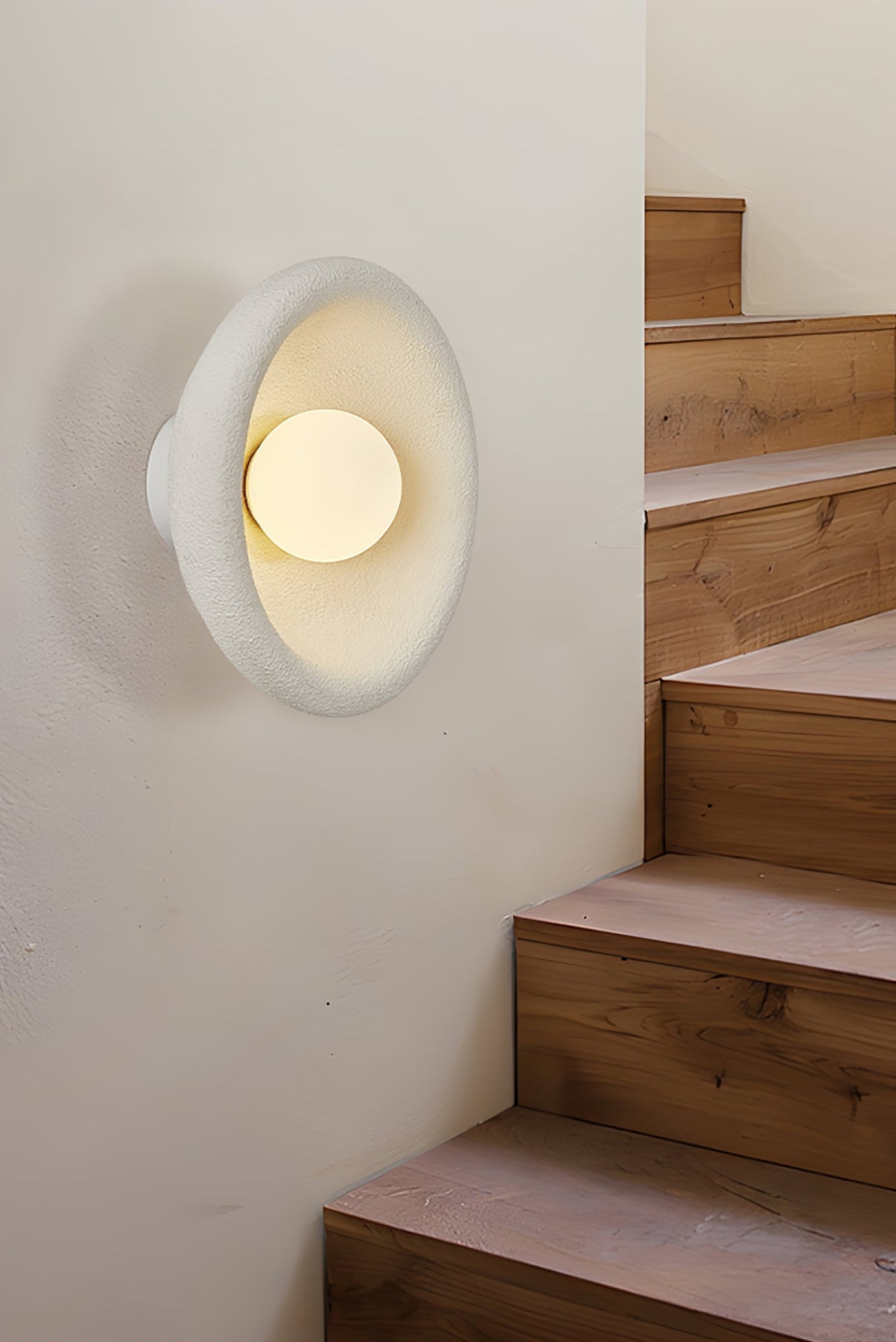 Evvinora Modern Minimalist Halo Glass Wall Light - Letslighting