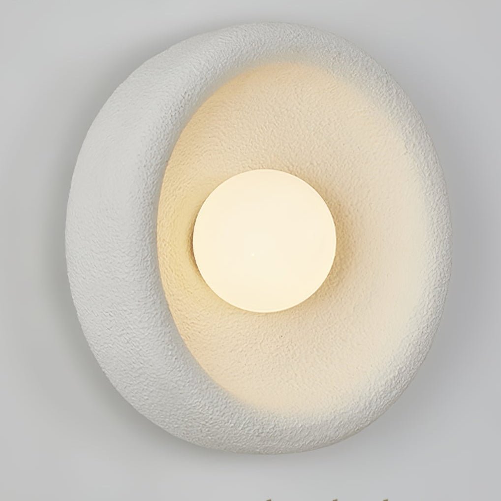 Evvinora Modern Minimalist Halo Glass Wall Light - Letslighting