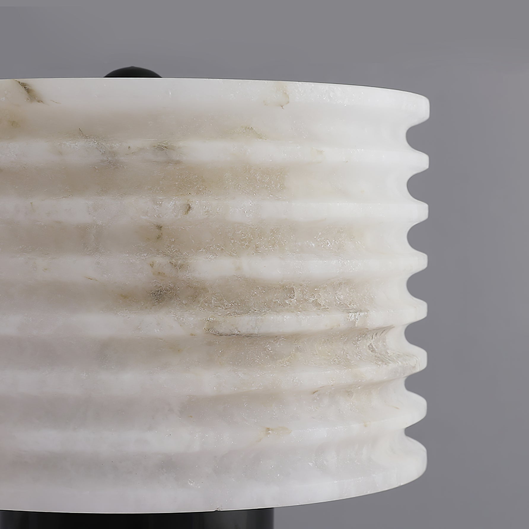 Elmarir Ribbed Alabaster Table Lamp - Letslighting