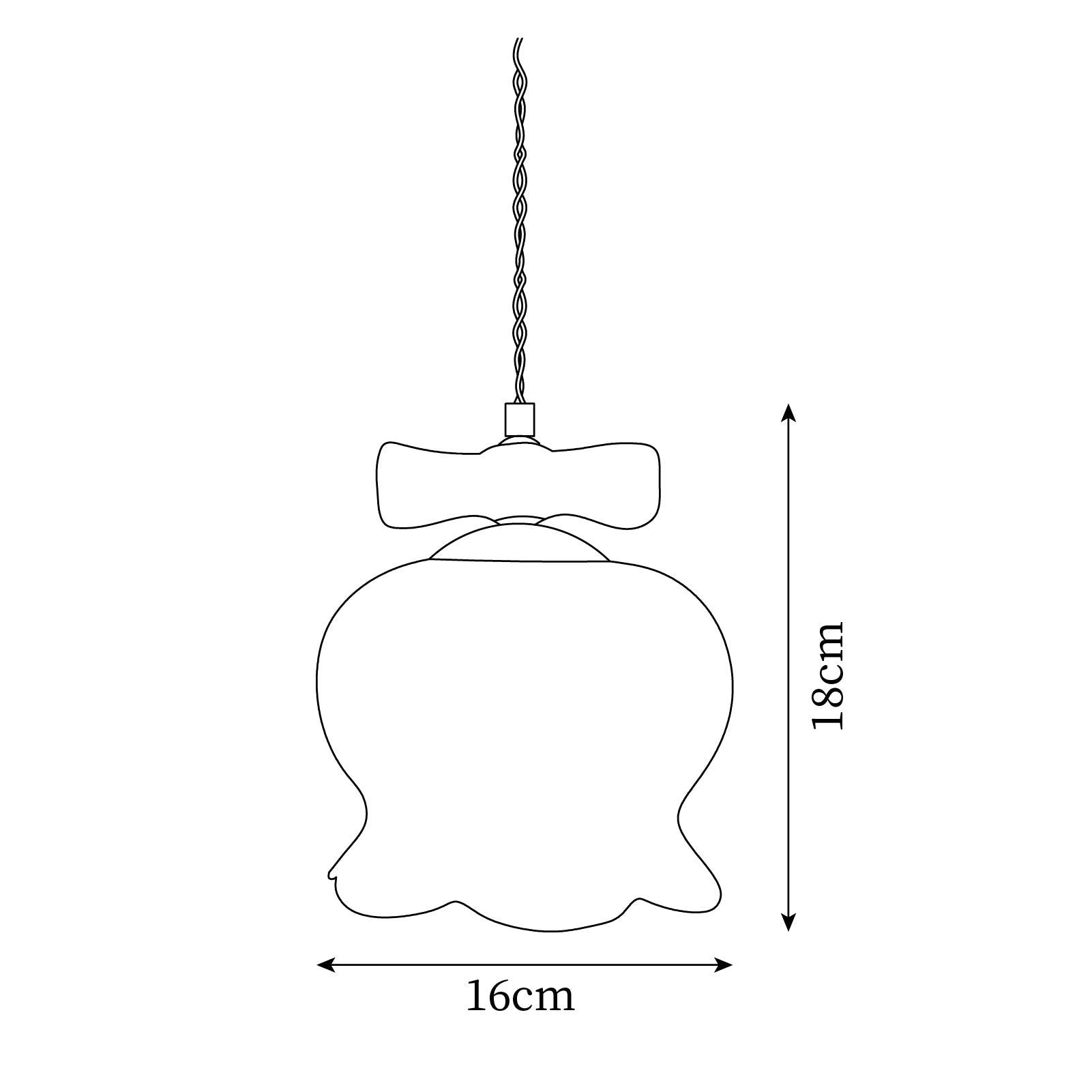 Orto Pendant Light Bellflower Bow - Letslighting