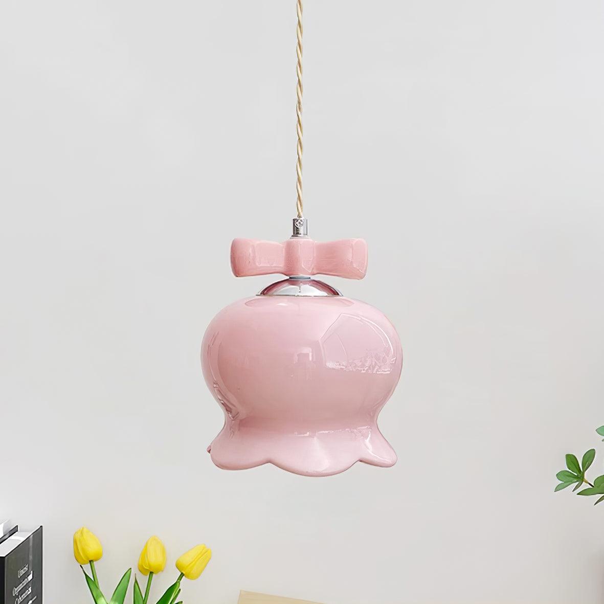 Orto Pendant Light Bellflower Bow - Letslighting