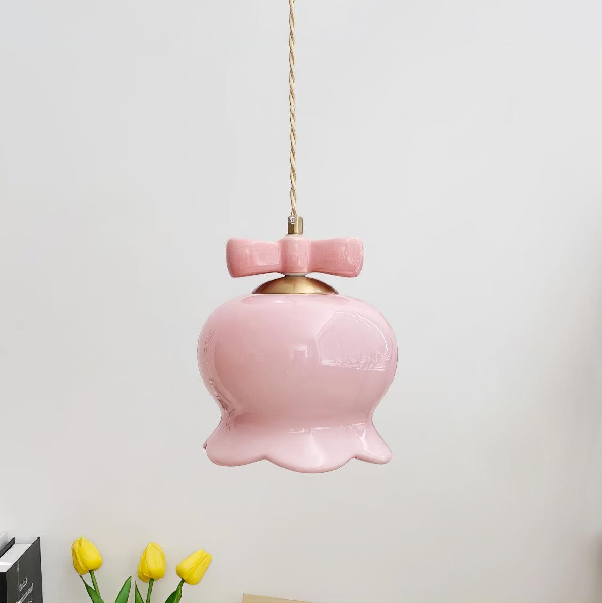 Orto Pendant Light Bellflower Bow - Letslighting