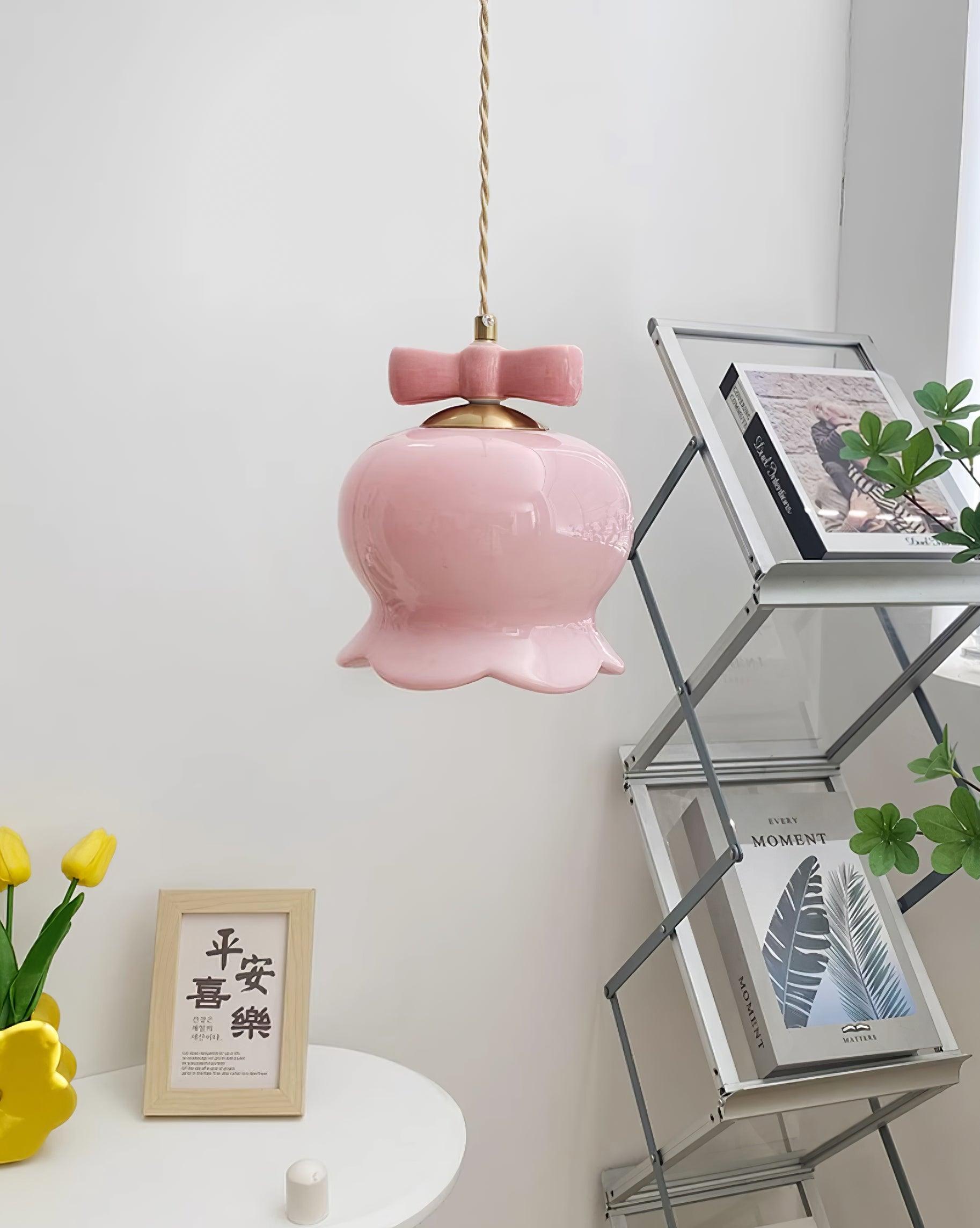 Orto Pendant Light Bellflower Bow - Letslighting