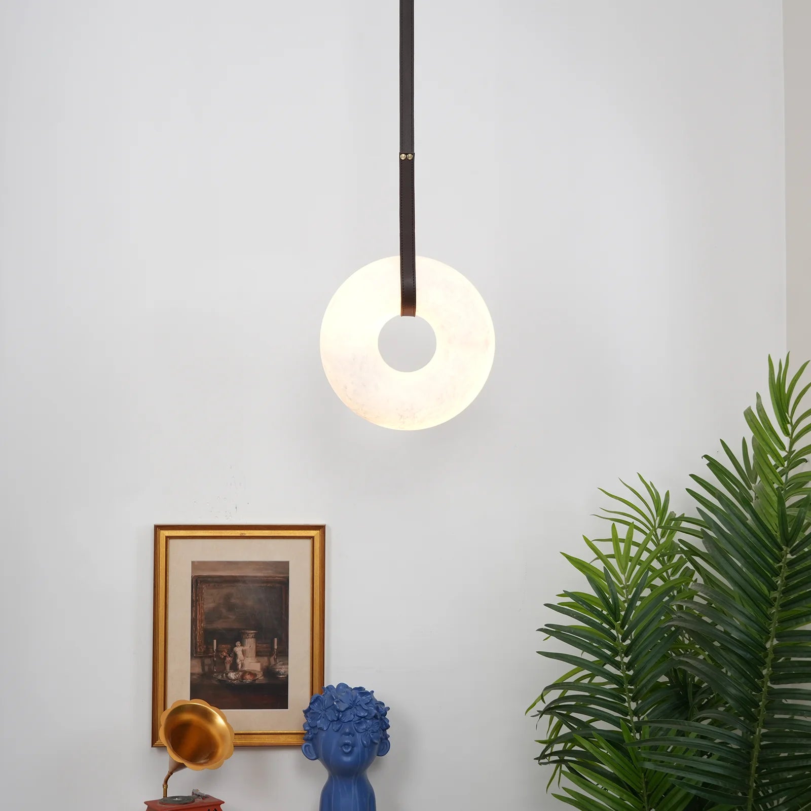 Aurtala Premium Nordic Art Alabaster Pendant Lamp - Letslighting