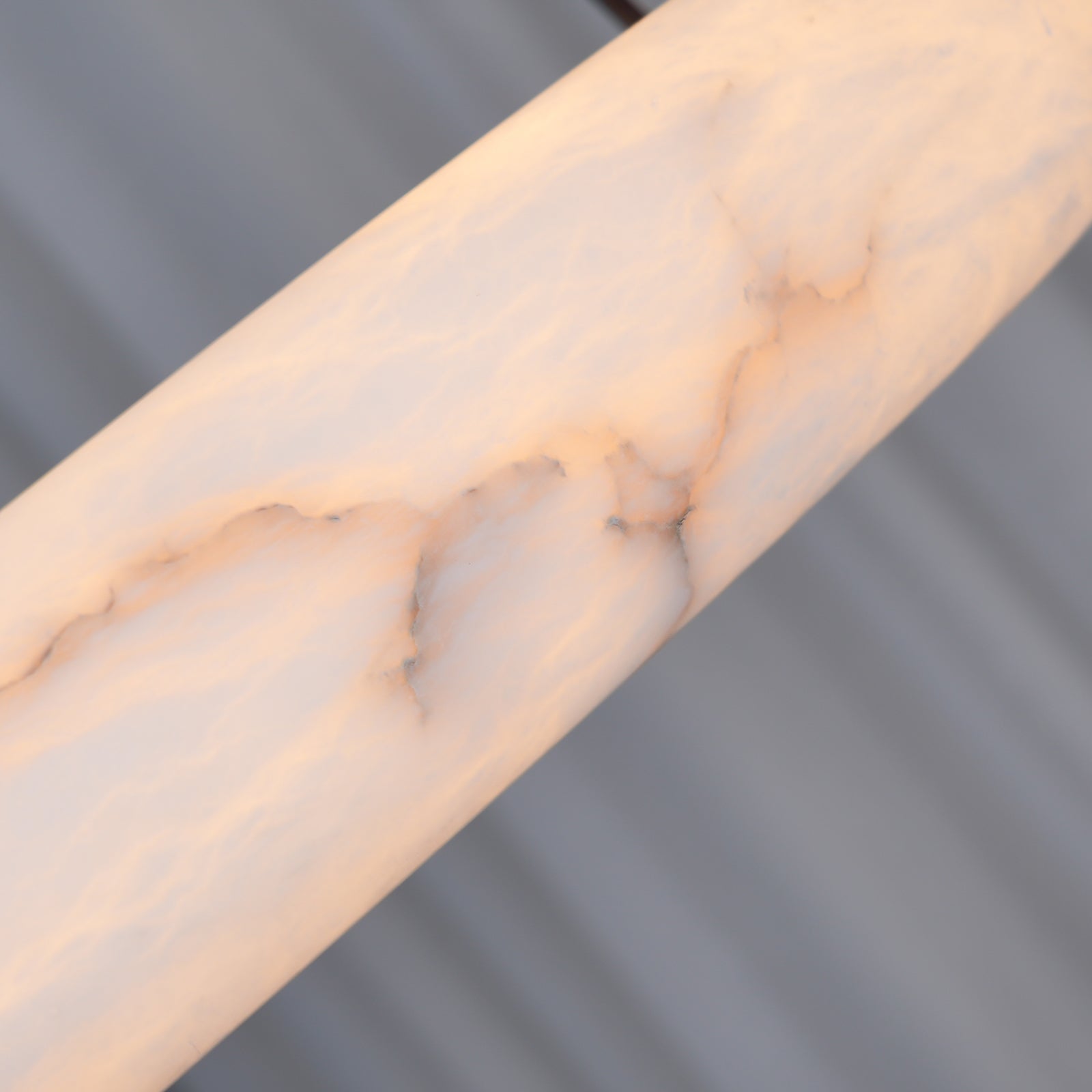 Luste Alabaster Chandeliers Ring Leather Strap Version B - Letslighting