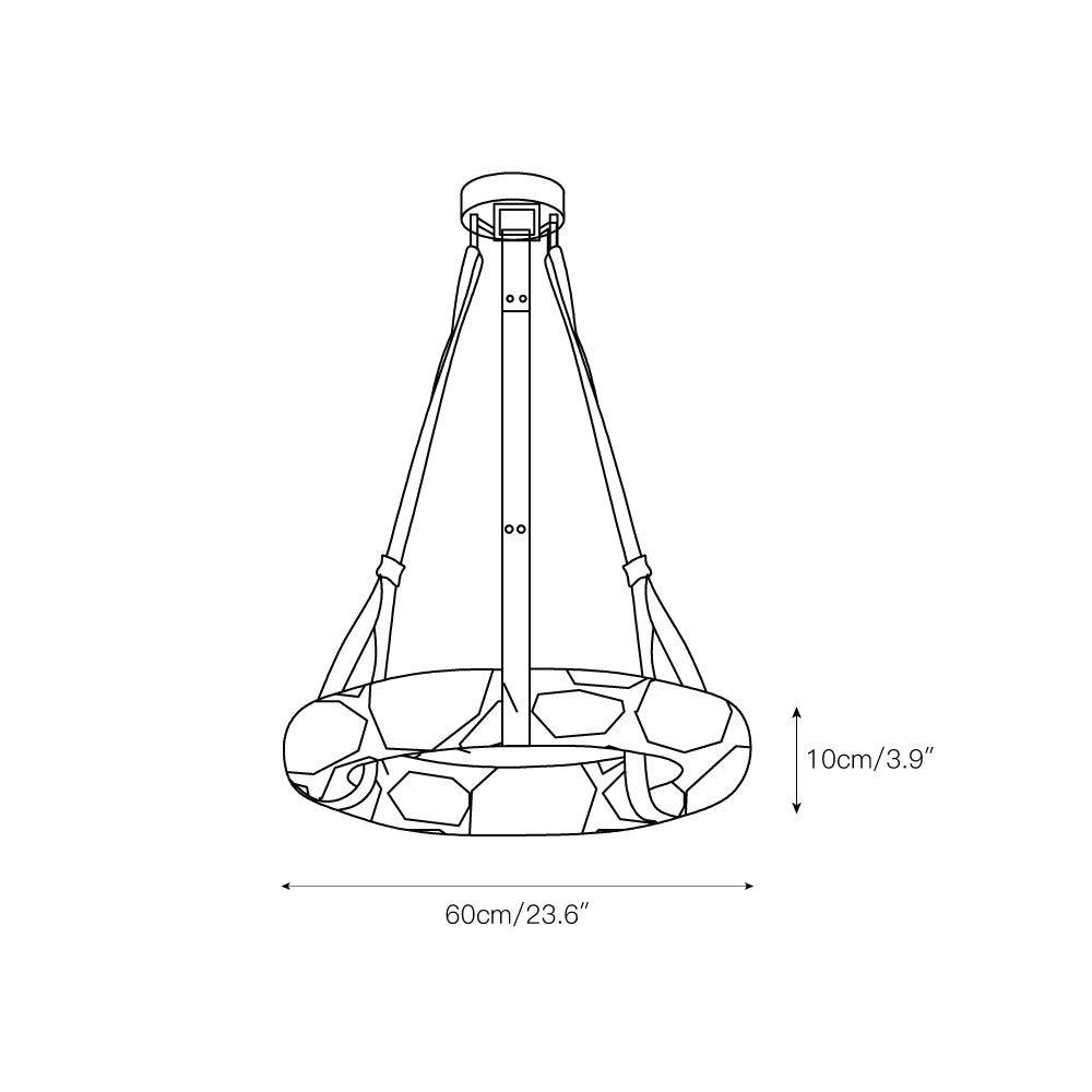Mydorira Premium Elegance Brass Alabaster Chandelier - Letslighting