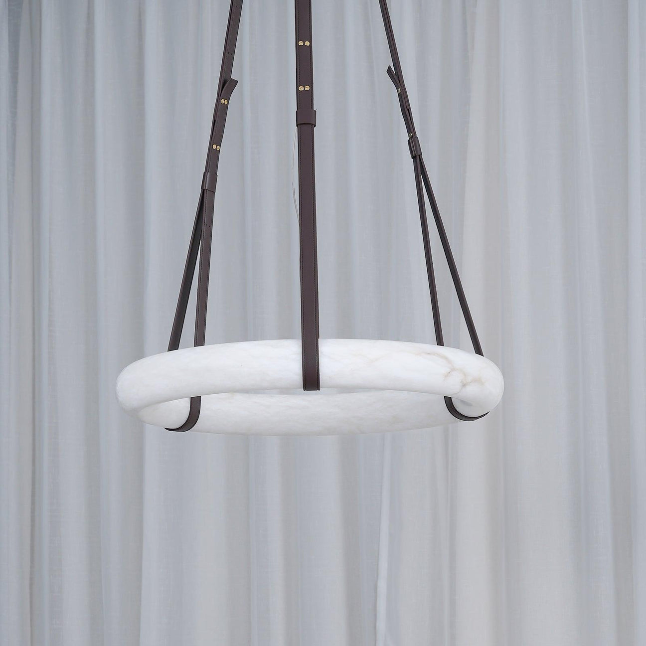 Mydorira Premium Elegance Brass Alabaster Chandelier - Letslighting