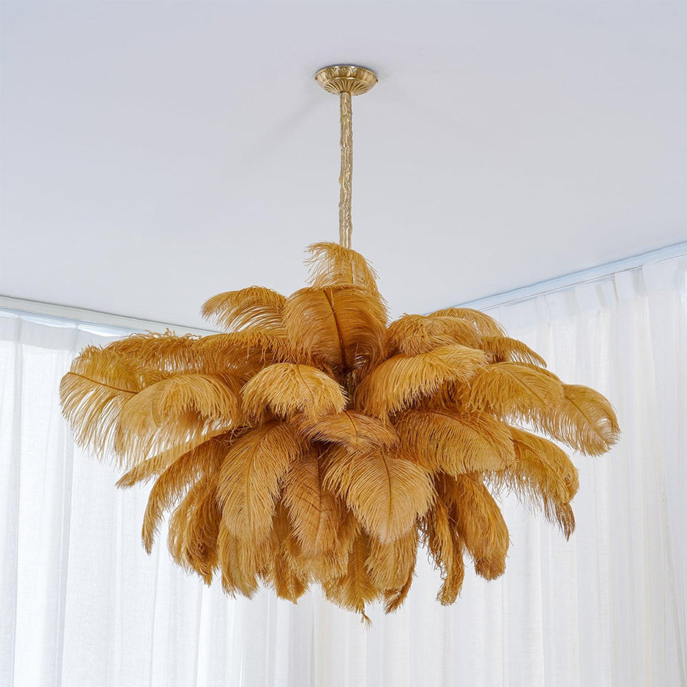 O'Moore Luxury Ostrich Feather Chandelier - Letslighting