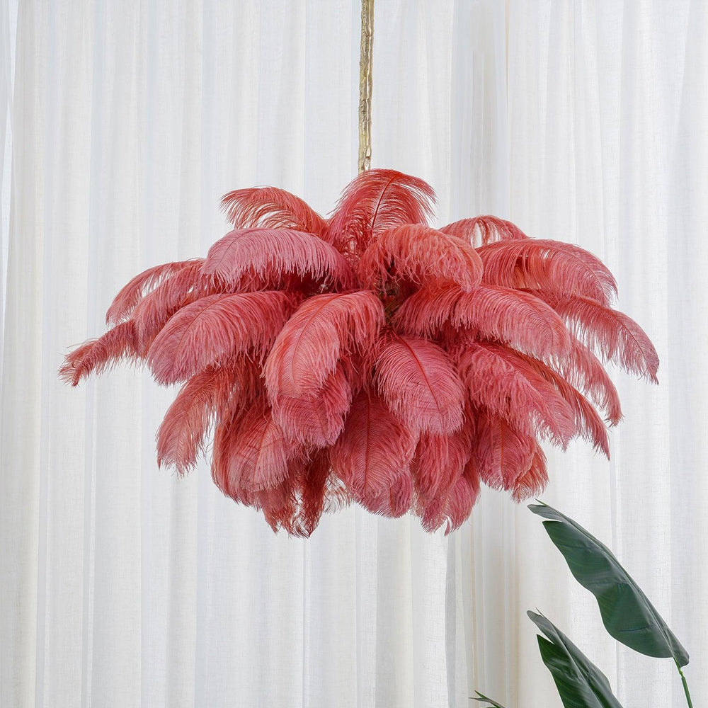 O'Moore Luxury Ostrich Feather Chandelier - Letslighting