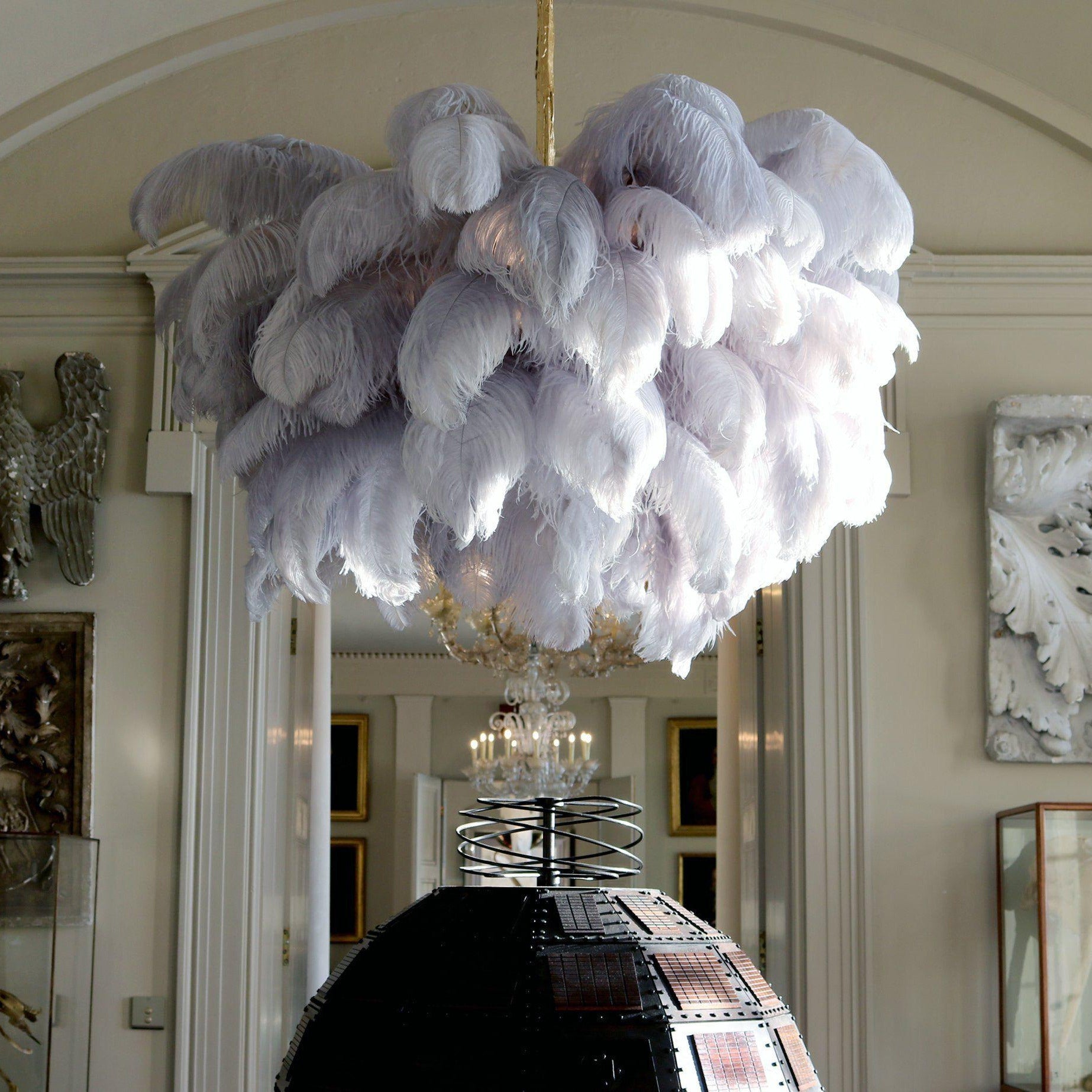 O'Moore Luxury Ostrich Feather Chandelier - Letslighting