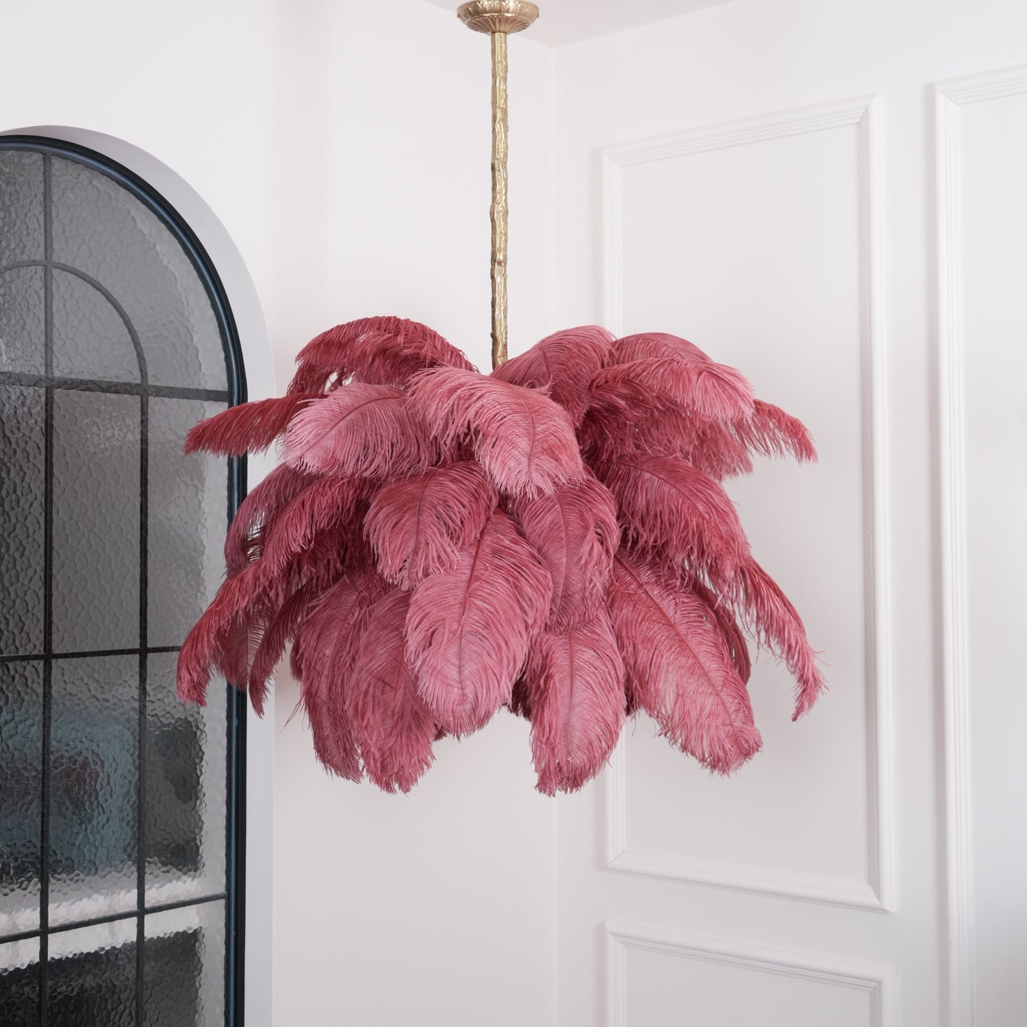 O'Moore Luxury Ostrich Feather Chandelier - Letslighting