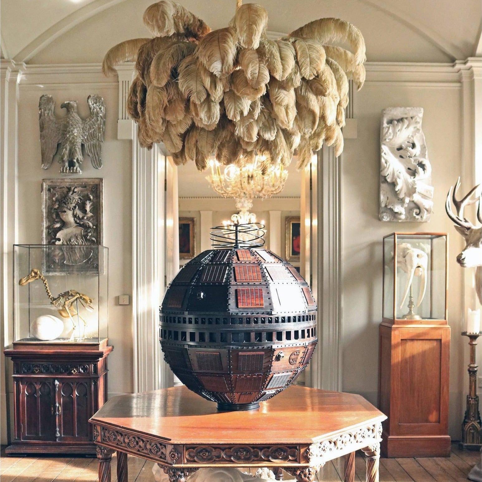 O'Moore Luxury Ostrich Feather Chandelier - Letslighting
