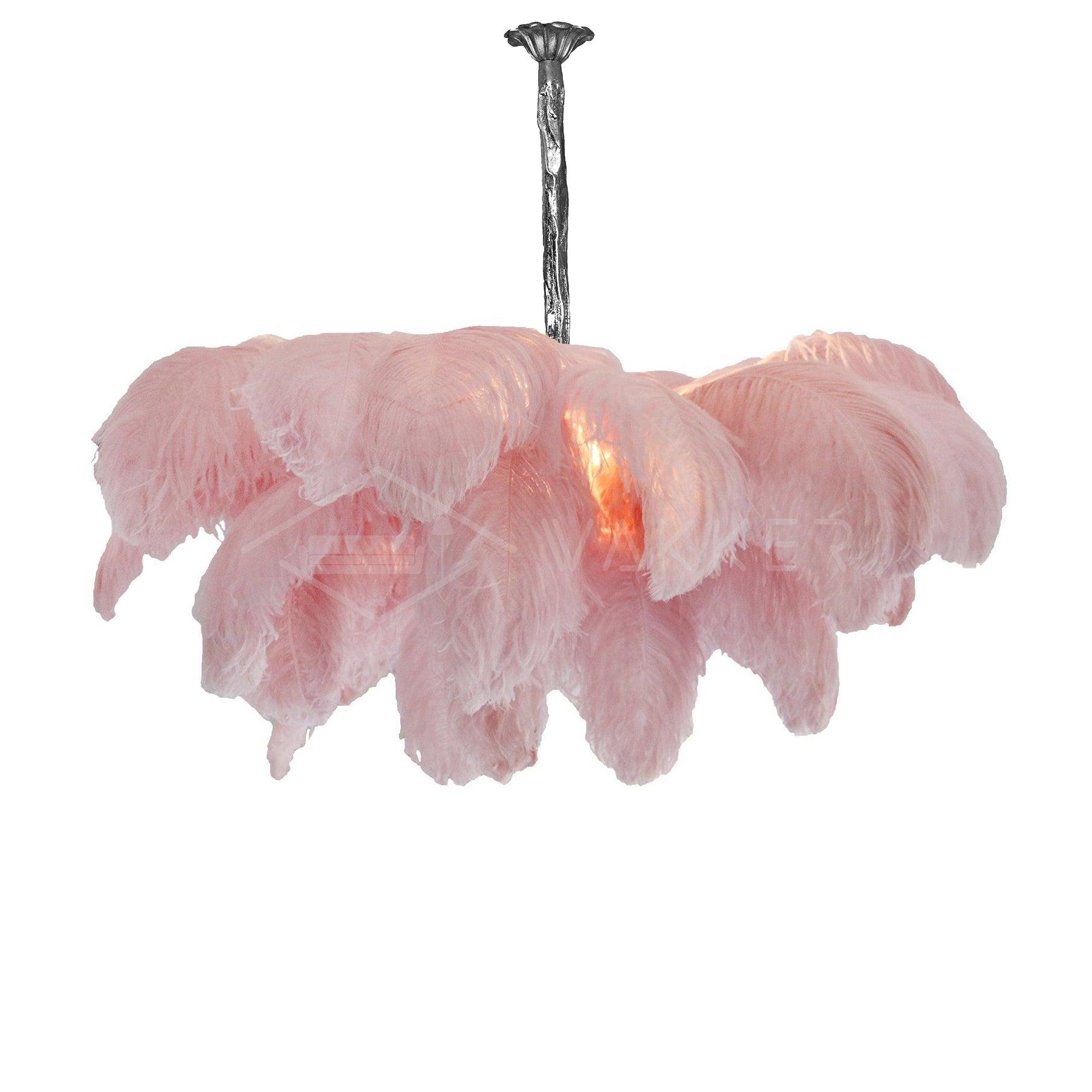 O'Moore Luxury Ostrich Feather Chandelier - Letslighting