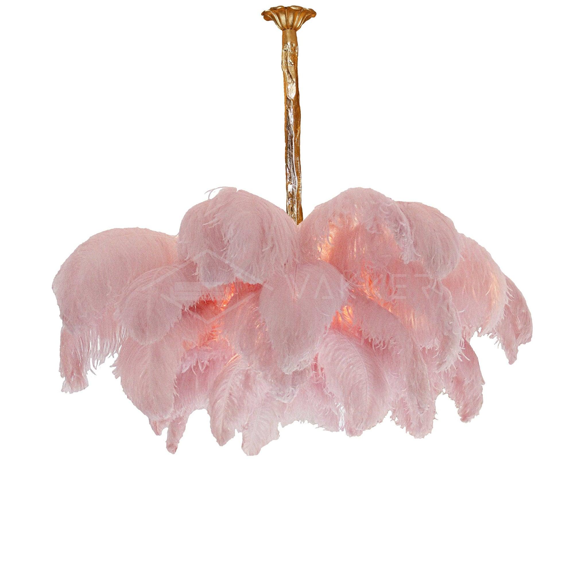 O'Moore Luxury Ostrich Feather Chandelier - Letslighting