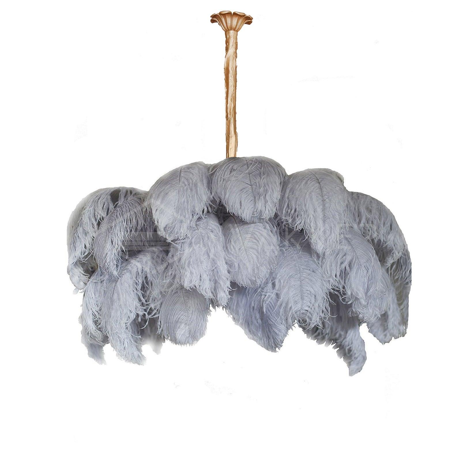 O'Moore Luxury Ostrich Feather Chandelier - Letslighting