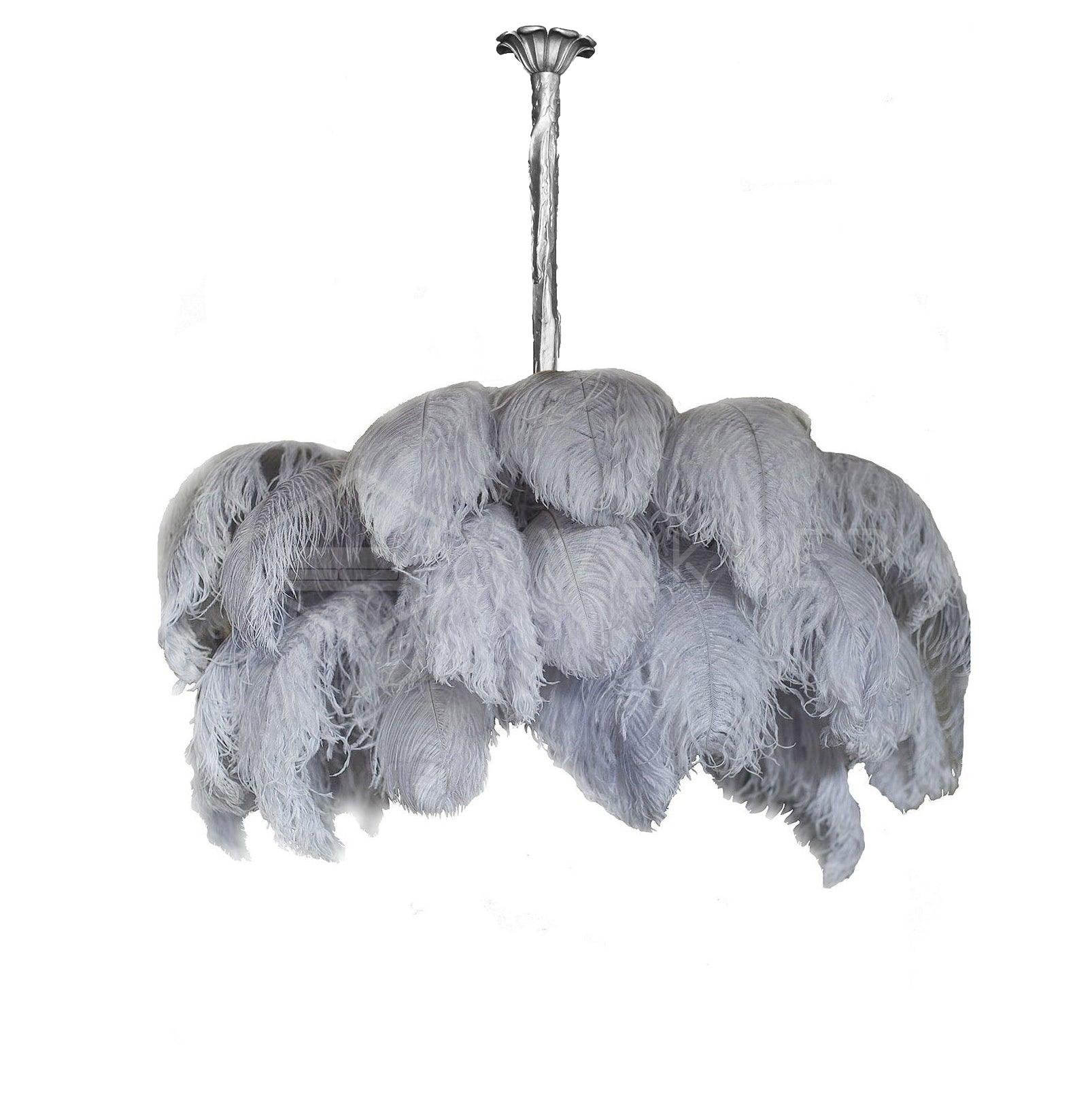 O'Moore Luxury Ostrich Feather Chandelier - Letslighting