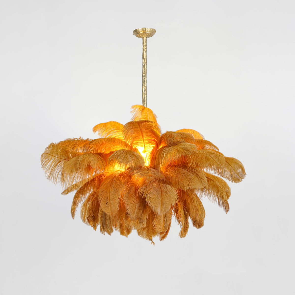 O'Moore Luxury Ostrich Feather Chandelier - Letslighting