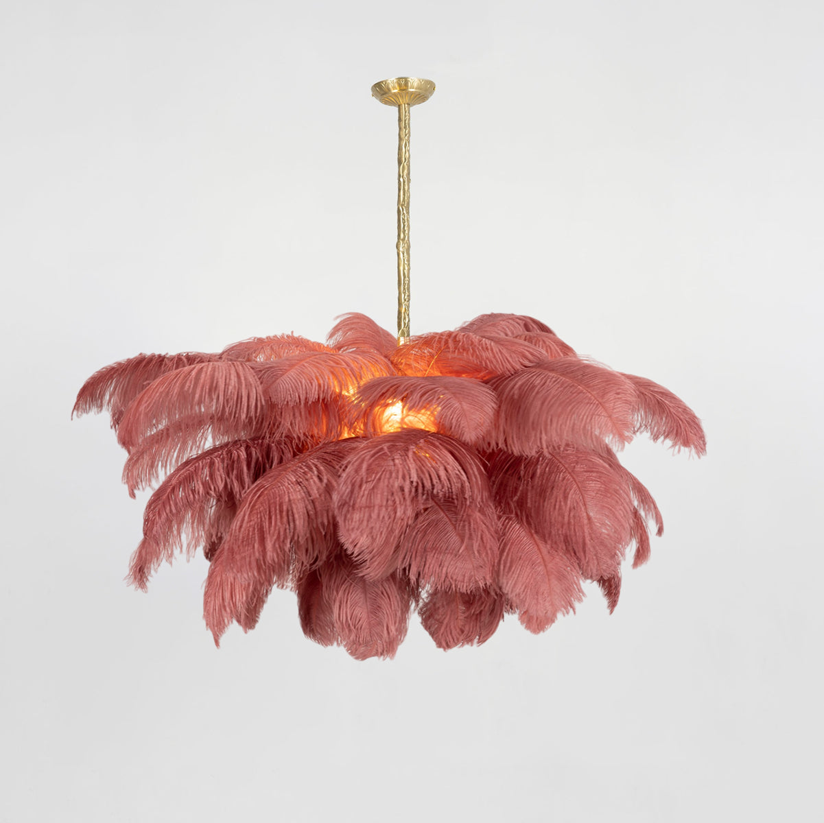 O'Moore Luxury Ostrich Feather Chandelier - Letslighting