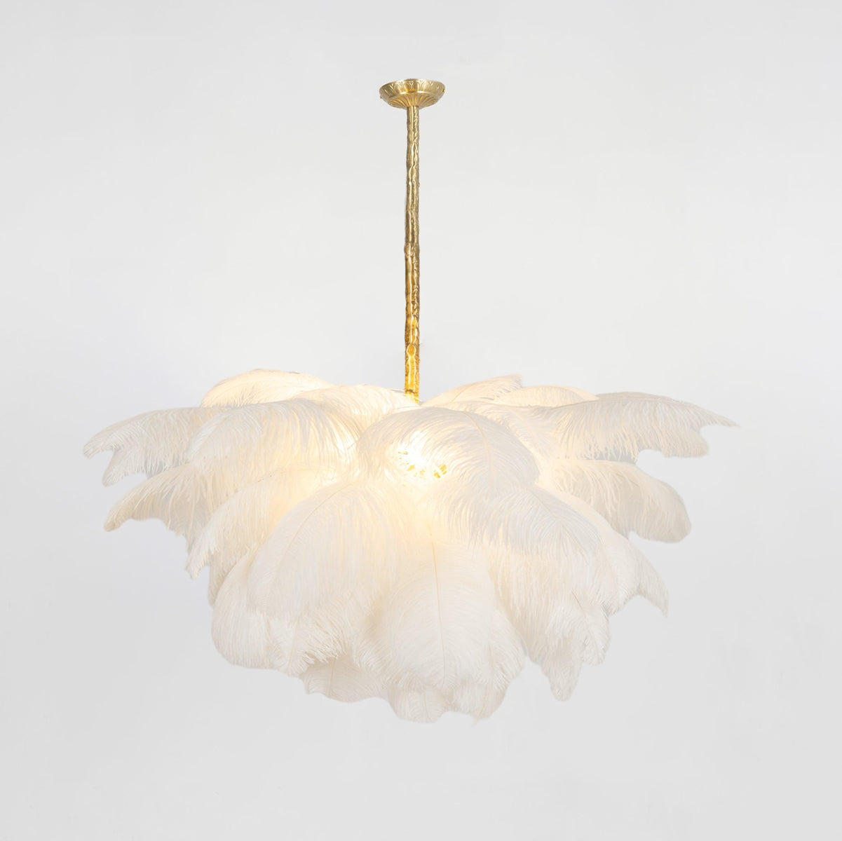 O'Moore Luxury Ostrich Feather Chandelier - Letslighting
